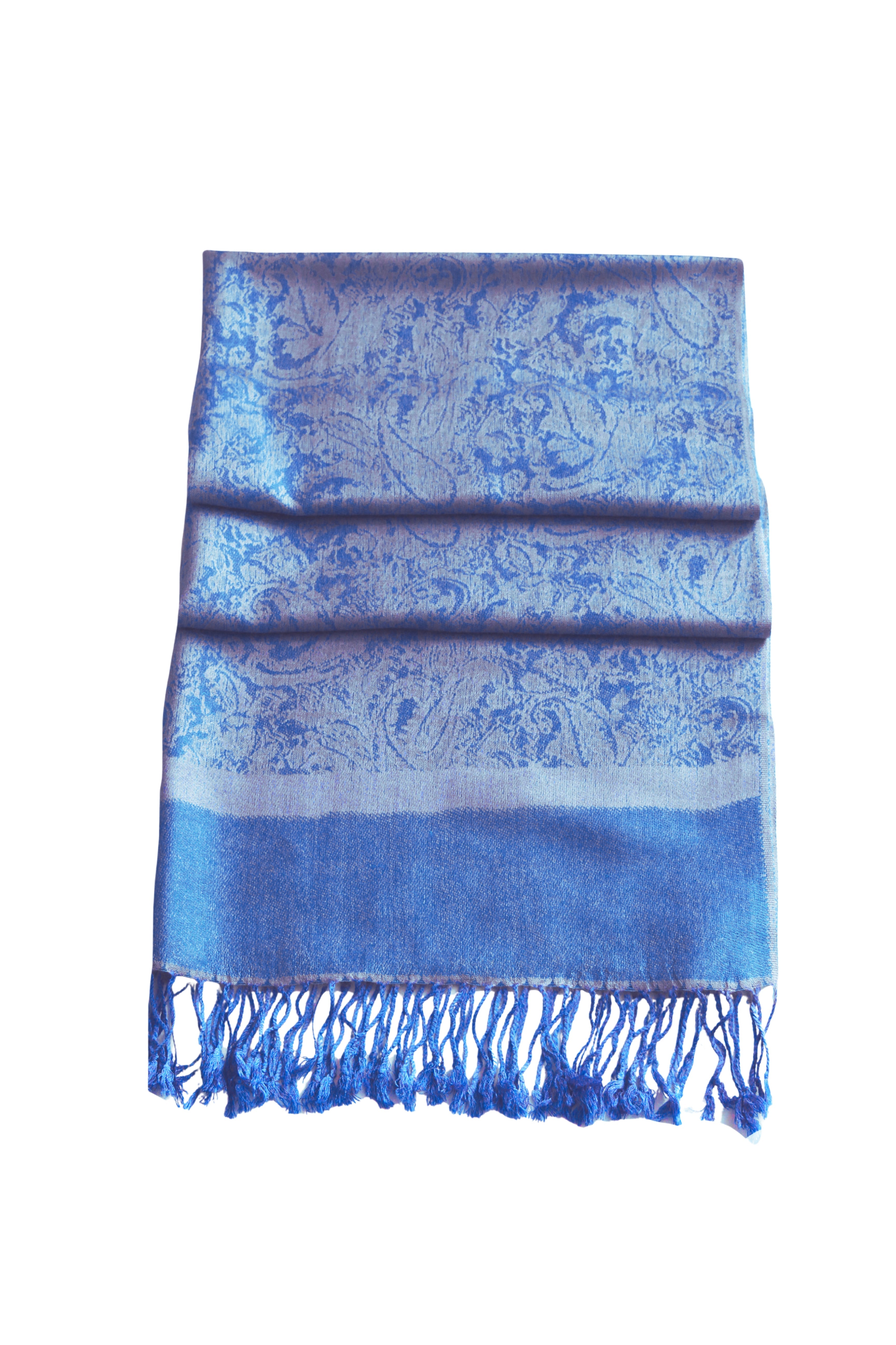 Sakkas 70" x 28" Paisley Self-Design Pashmina Shawl / Wrap / Stole