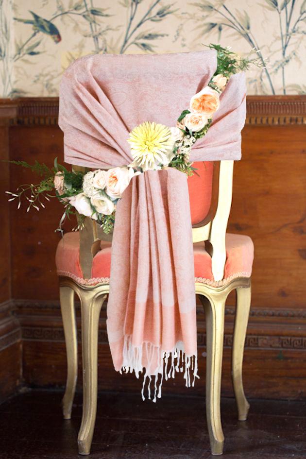 Sakkas 70" x 28" Paisley Self-Design Pashmina Shawl / Wrap / Stole