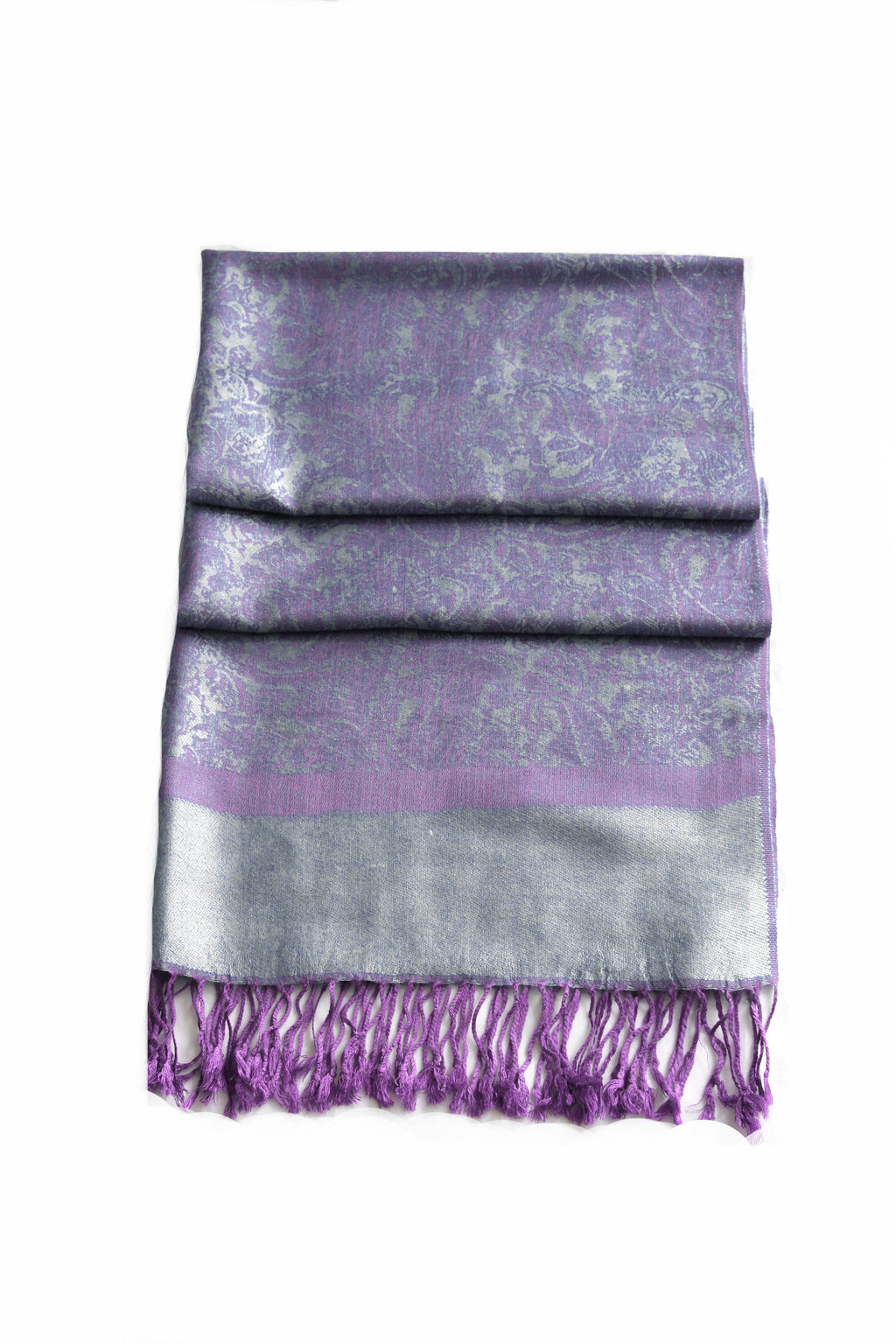 Sakkas 70" x 28" Paisley Self-Design Pashmina Shawl / Wrap / Stole