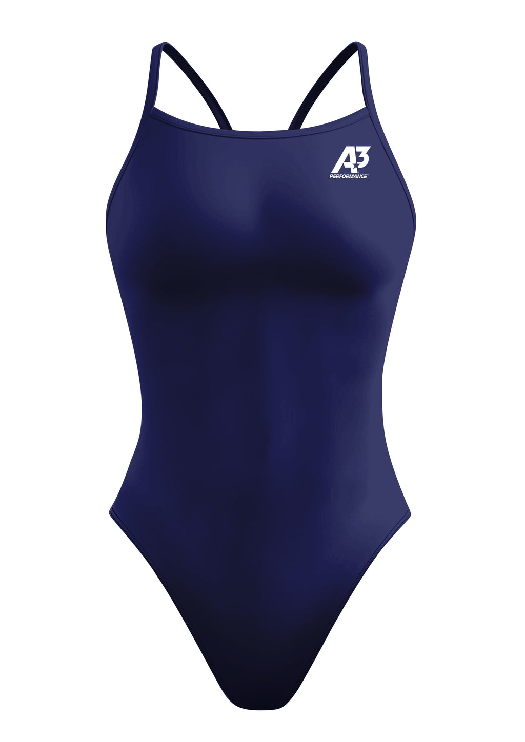A3 Performance Solid Female Xback Swimsuit