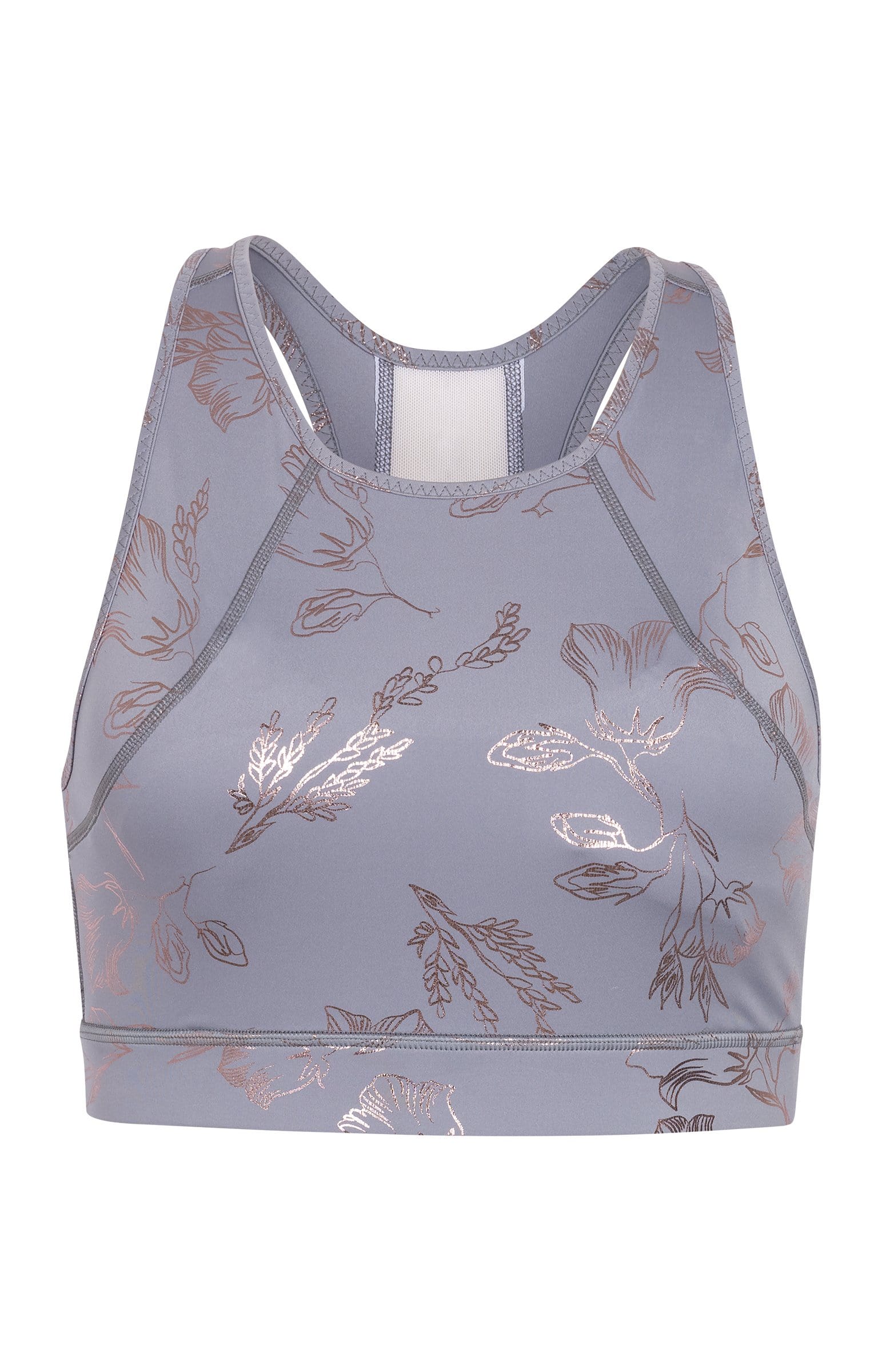 Gold Sports Bra - Meadow