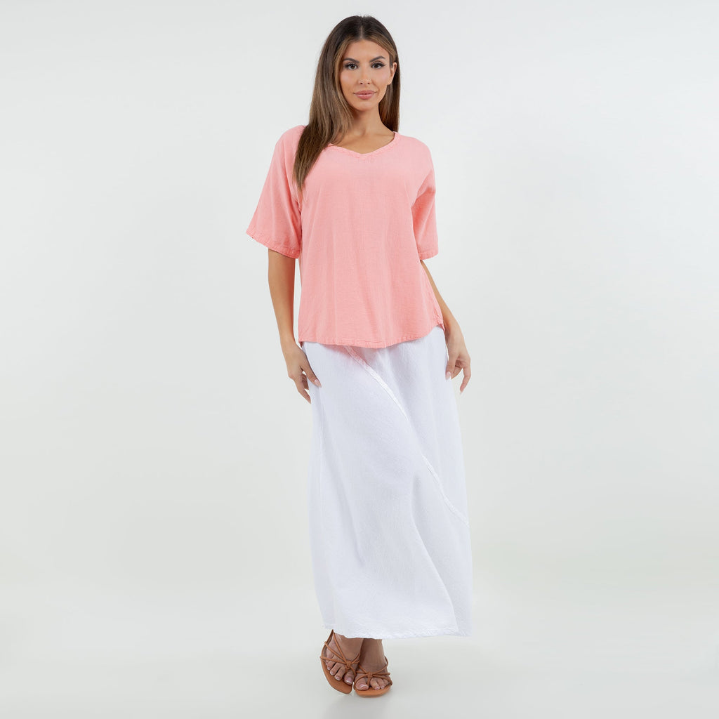 Ally - Your "Go To" resort style Skirt 100% Cotton Gauze