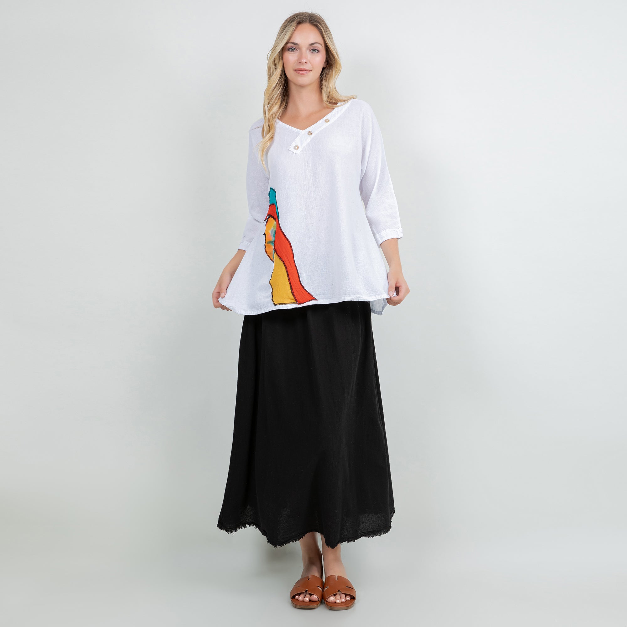 Fern Skirt 100% Cotton Gauze One Size