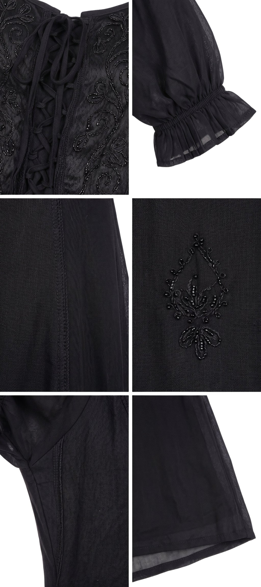 Sakkas Bridget Embroidered Renaissance Dress