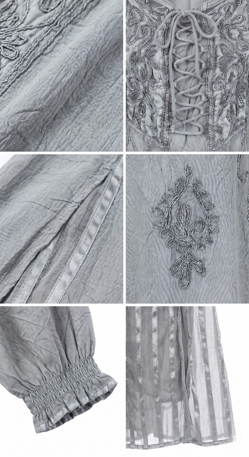 Sakkas Bridget Embroidered Renaissance Dress