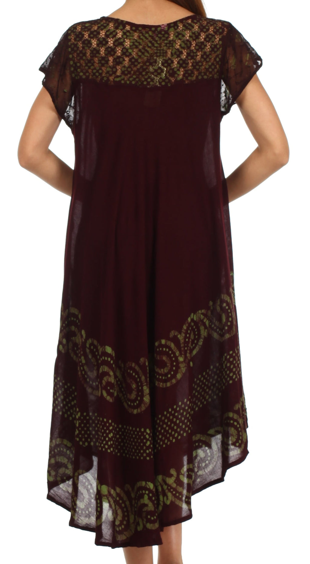 Sakkas Calista Embroidered Caftan Dress