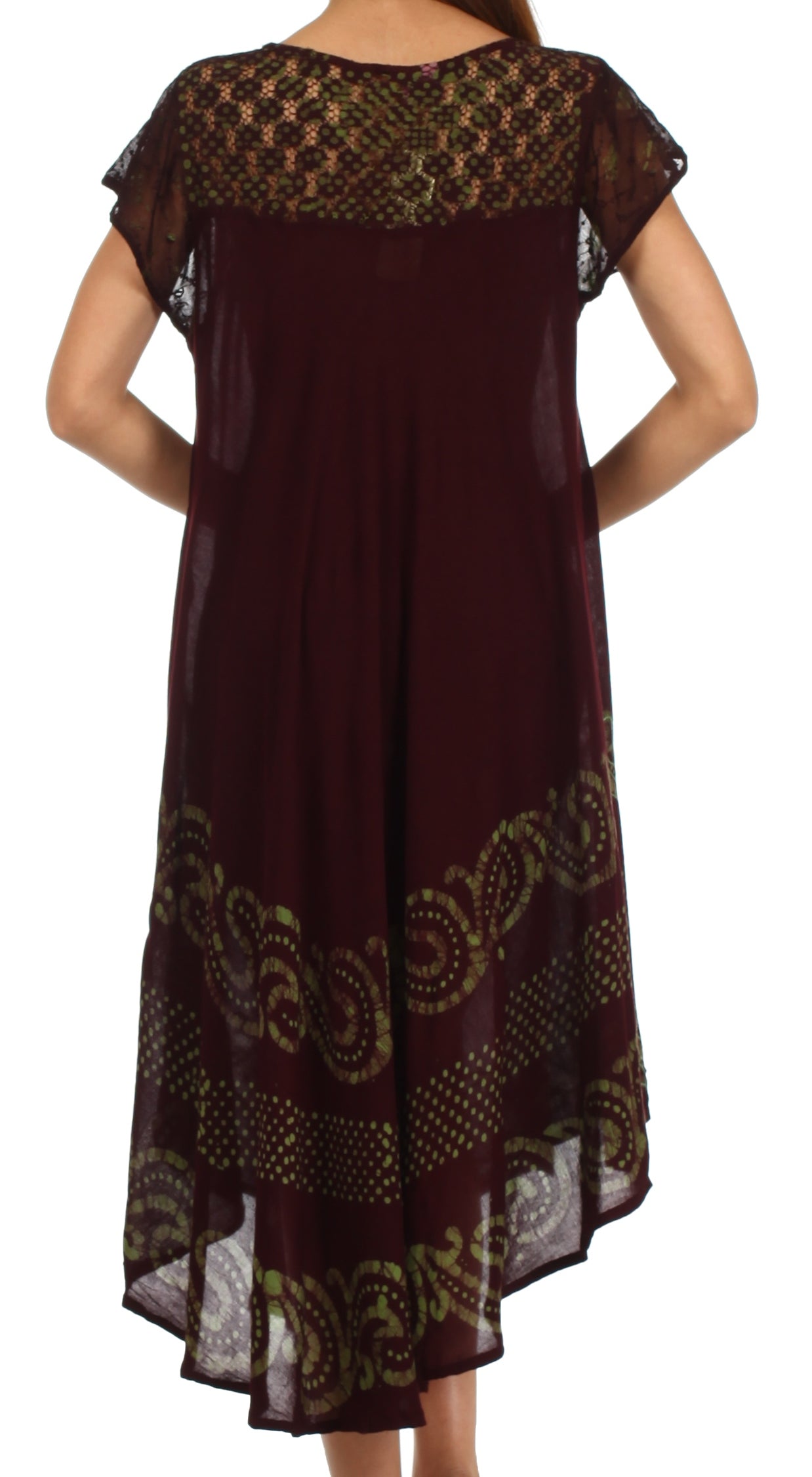 Sakkas Calista Embroidered Caftan Dress