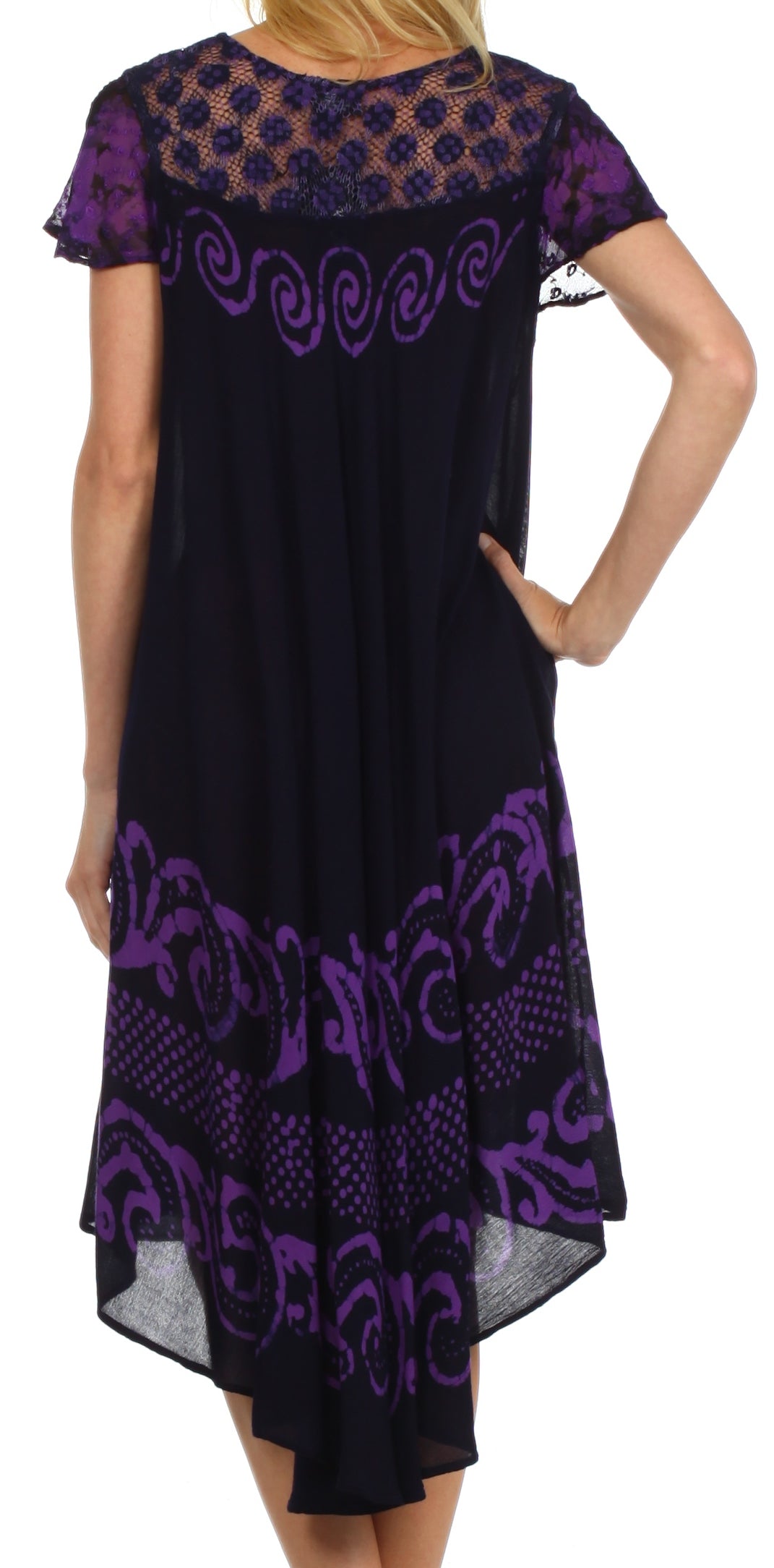 Sakkas Calista Embroidered Caftan Dress