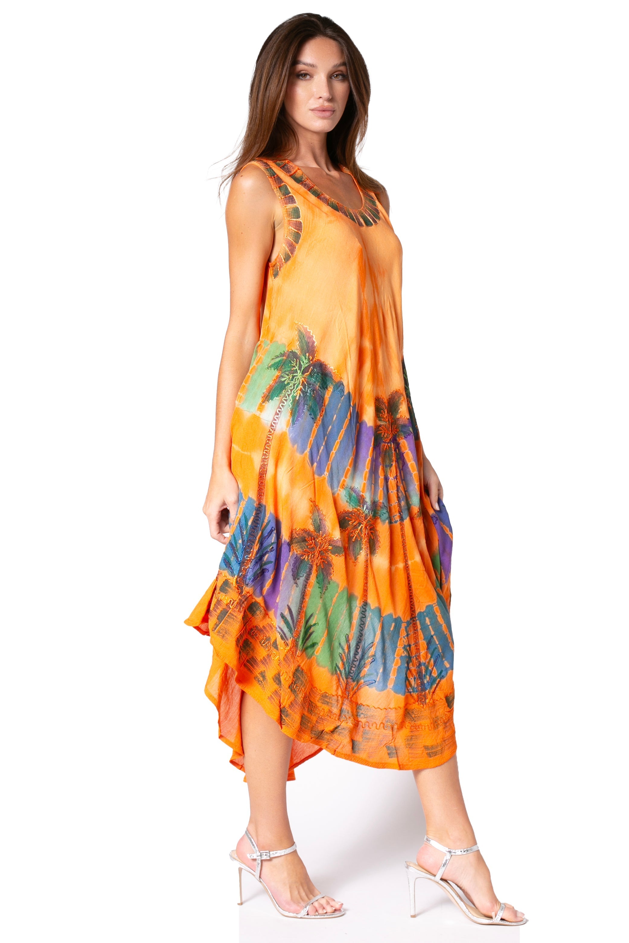 Sakkas Tasanee Caftan Tank Dress / Cover Up