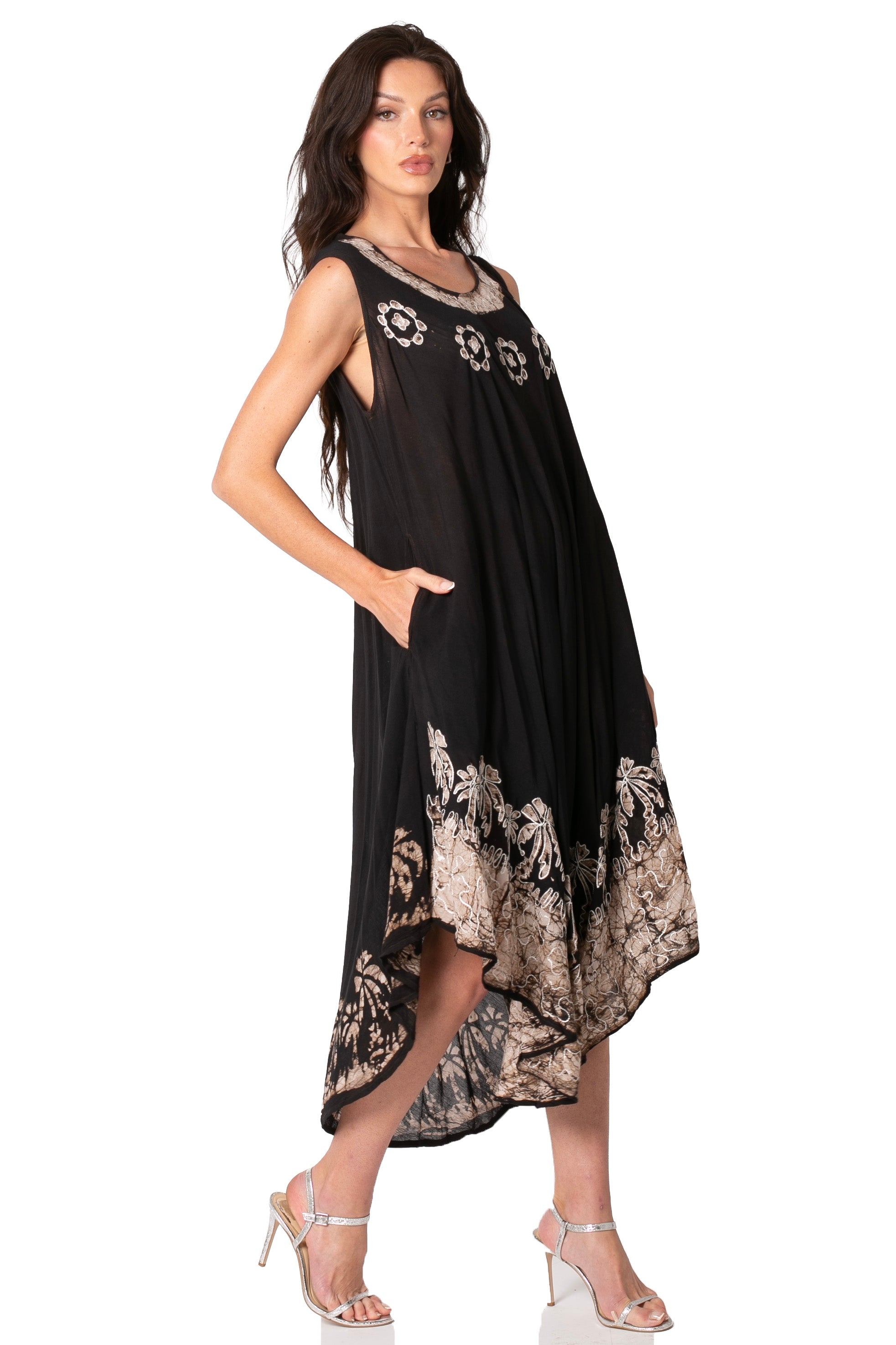Sakkas Sundari Caftan Tank Dress / Cover Up