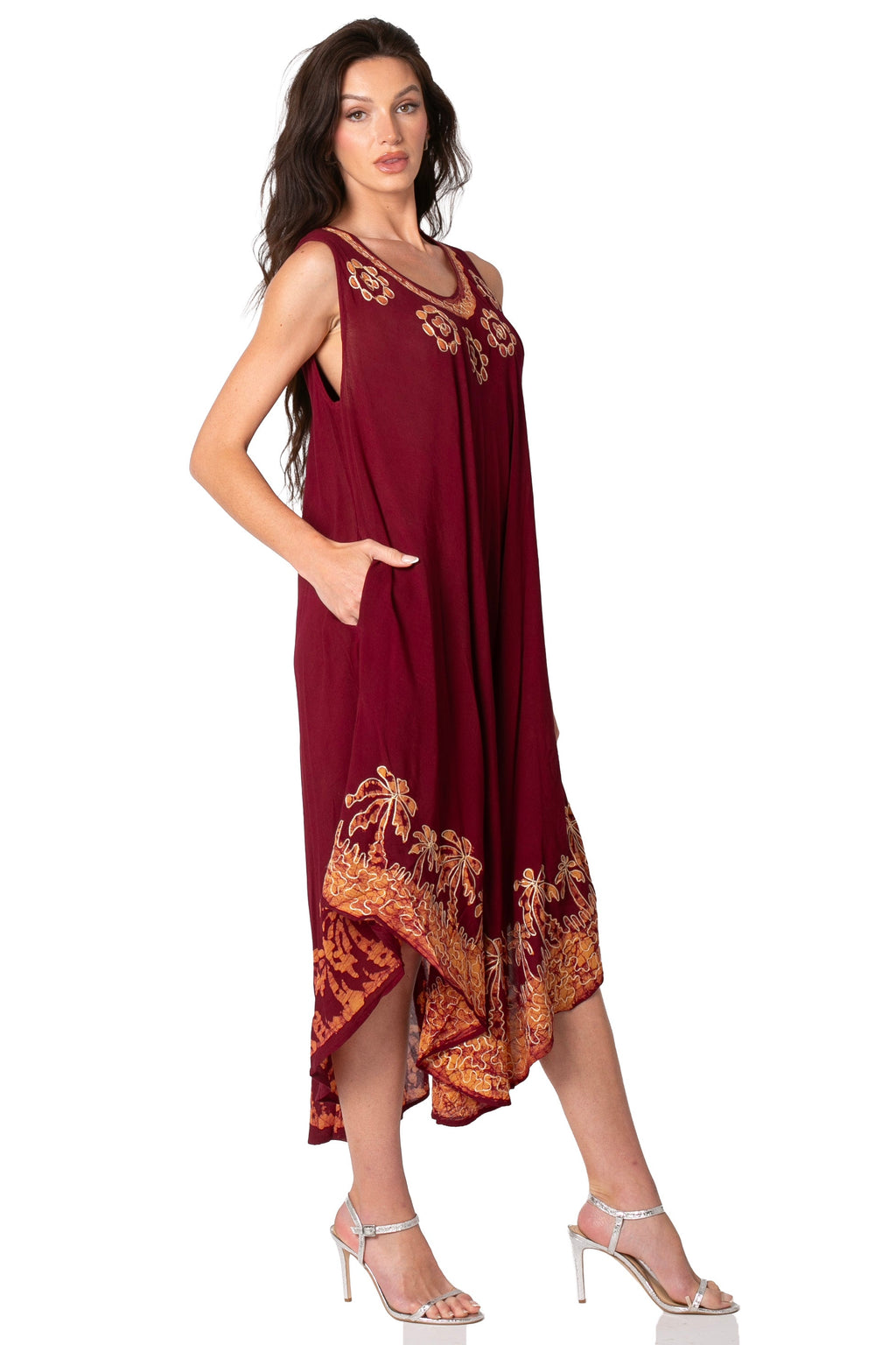 Sakkas Sundari Caftan Tank Dress / Cover Up