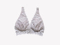 Vela Wireless Bra, Grey / Mauve