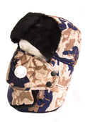 Sakkas Alex Ushanka Trapper Hat Removable Mask Faux Fur Winter Aviator Russian Hat, Windproof Cold Weather for Men & Women