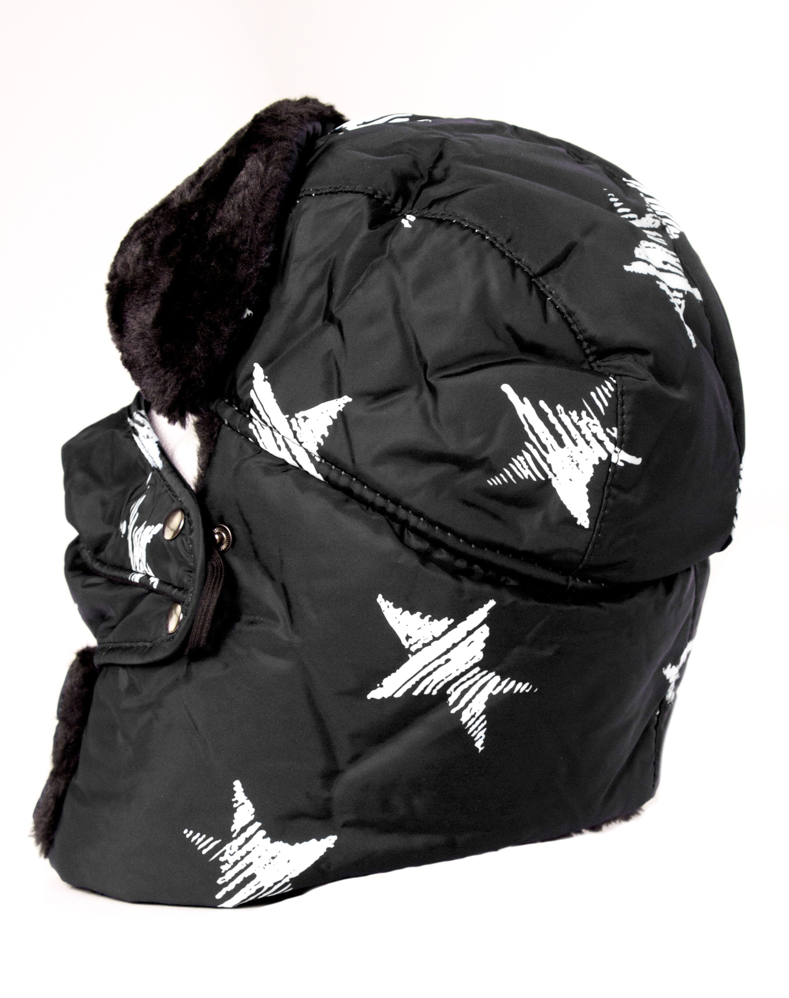 Sakkas Alex Ushanka Trapper Hat Removable Mask Faux Fur Winter Aviator Russian Hat, Windproof Cold Weather for Men & Women