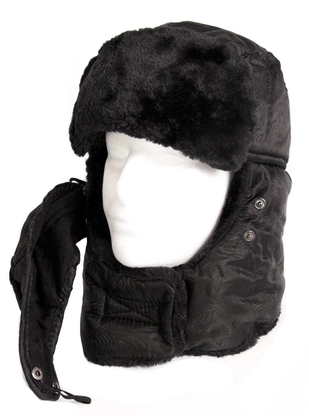Sakkas Alex Ushanka Trapper Hat Removable Mask Faux Fur Winter Aviator Russian Hat, Windproof Cold Weather for Men & Women