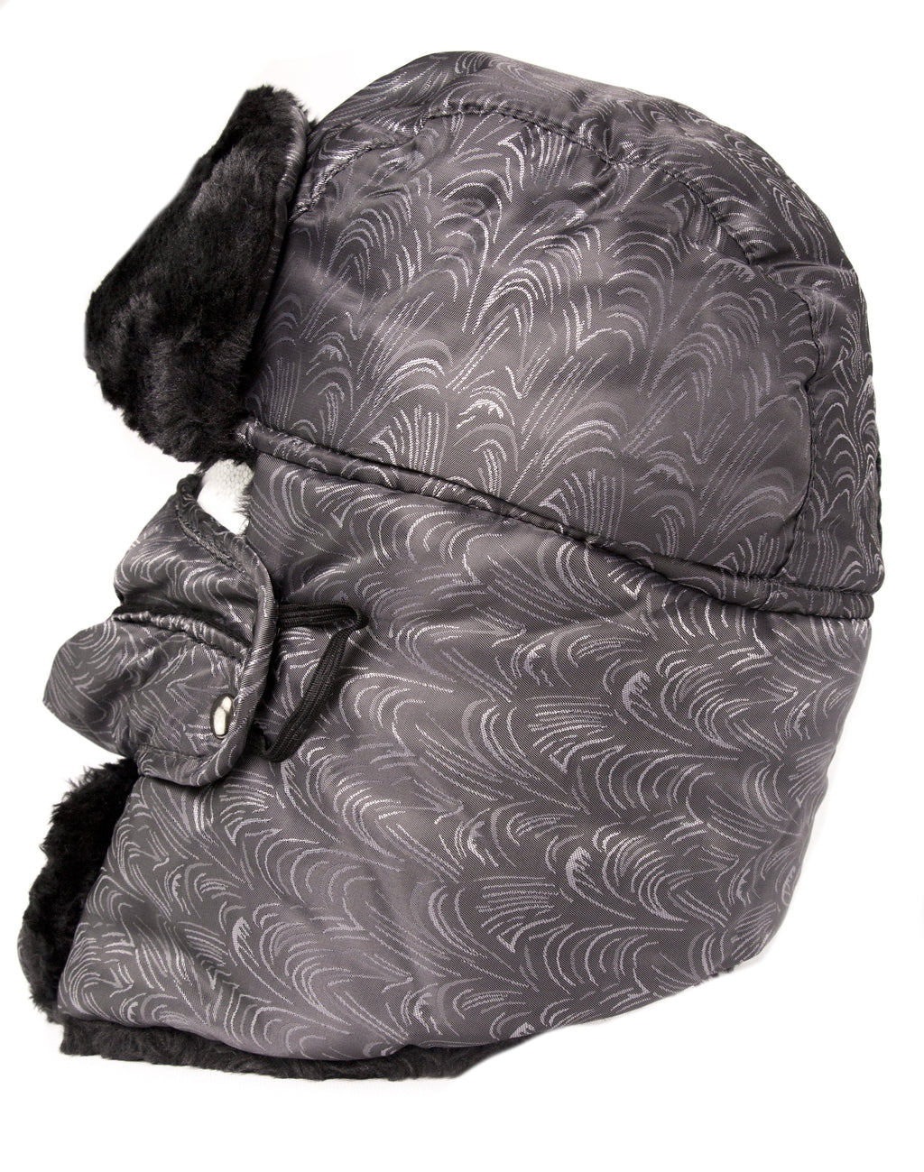 Sakkas Alex Ushanka Trapper Hat Removable Mask Faux Fur Winter Aviator Russian Hat, Windproof Cold Weather for Men & Women