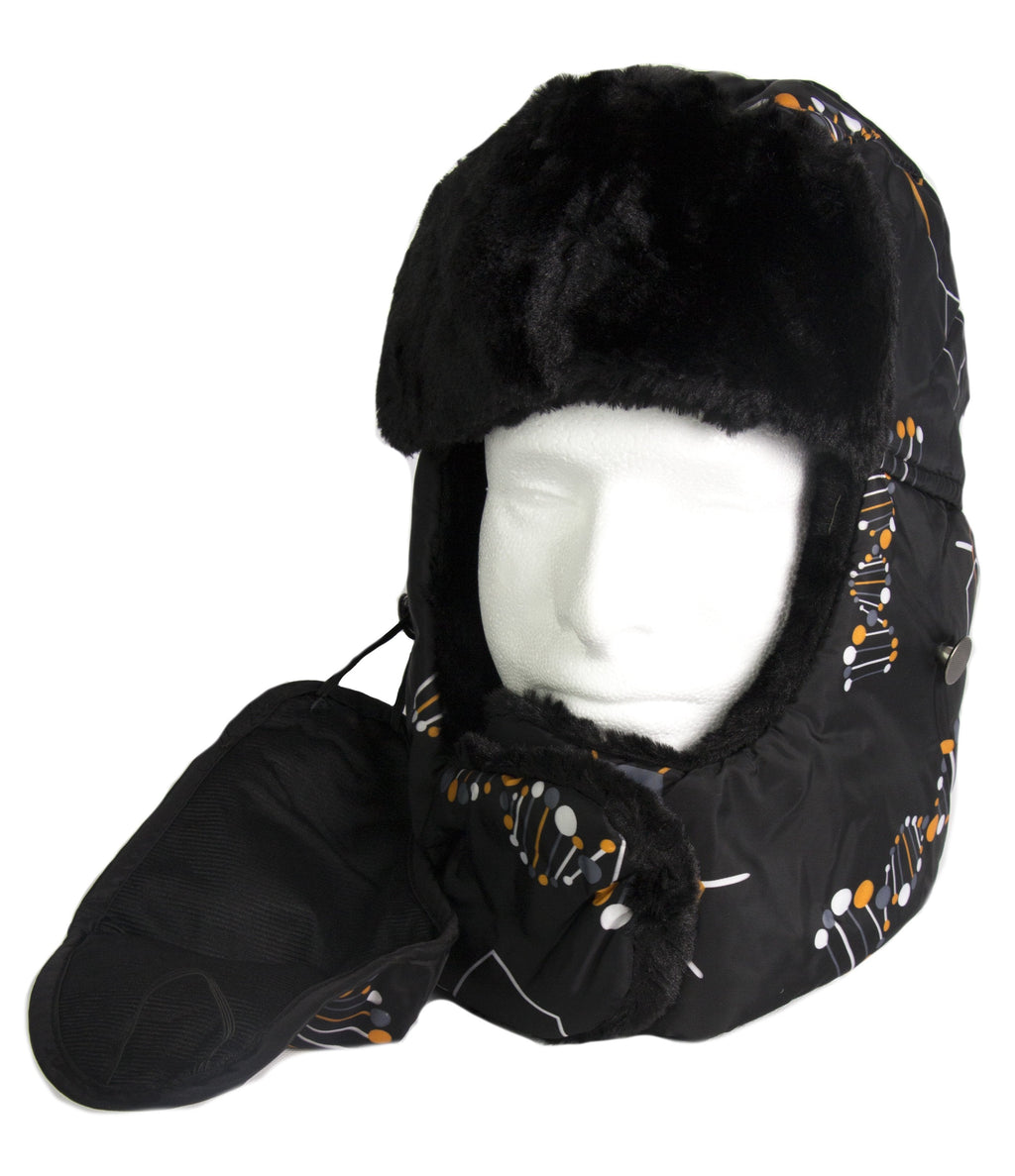 Sakkas Alex Ushanka Trapper Hat Removable Mask Faux Fur Winter Aviator Russian Hat, Windproof Cold Weather for Men & Women