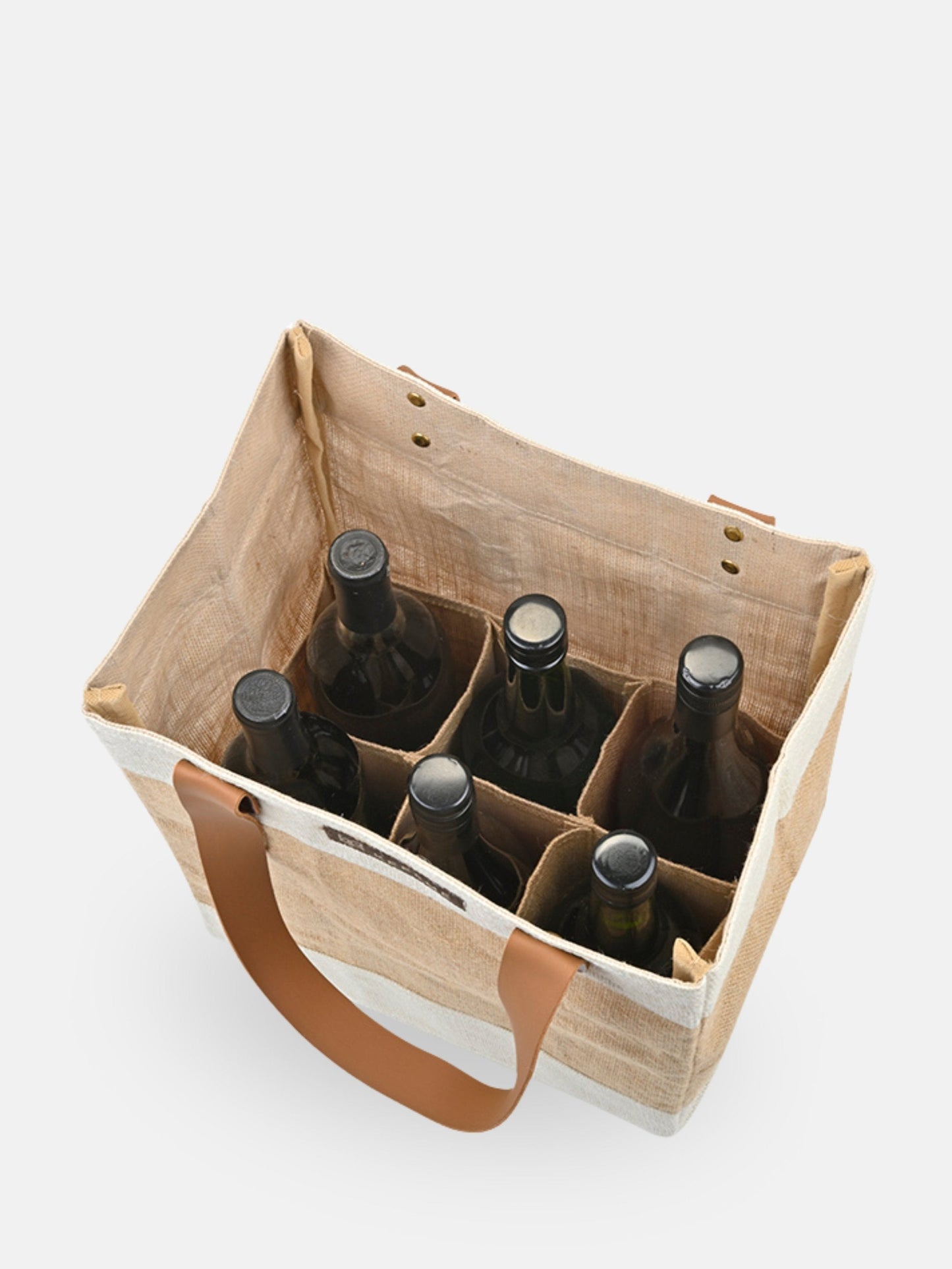 Jute 2-in-1 Convertible Beverage Tote
