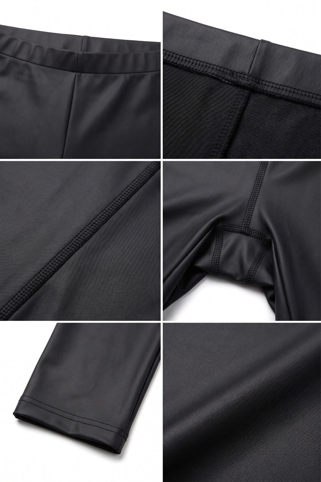 Sakkas Footless Ultra Slim Fit Matte Liquid Wet Look Leggings