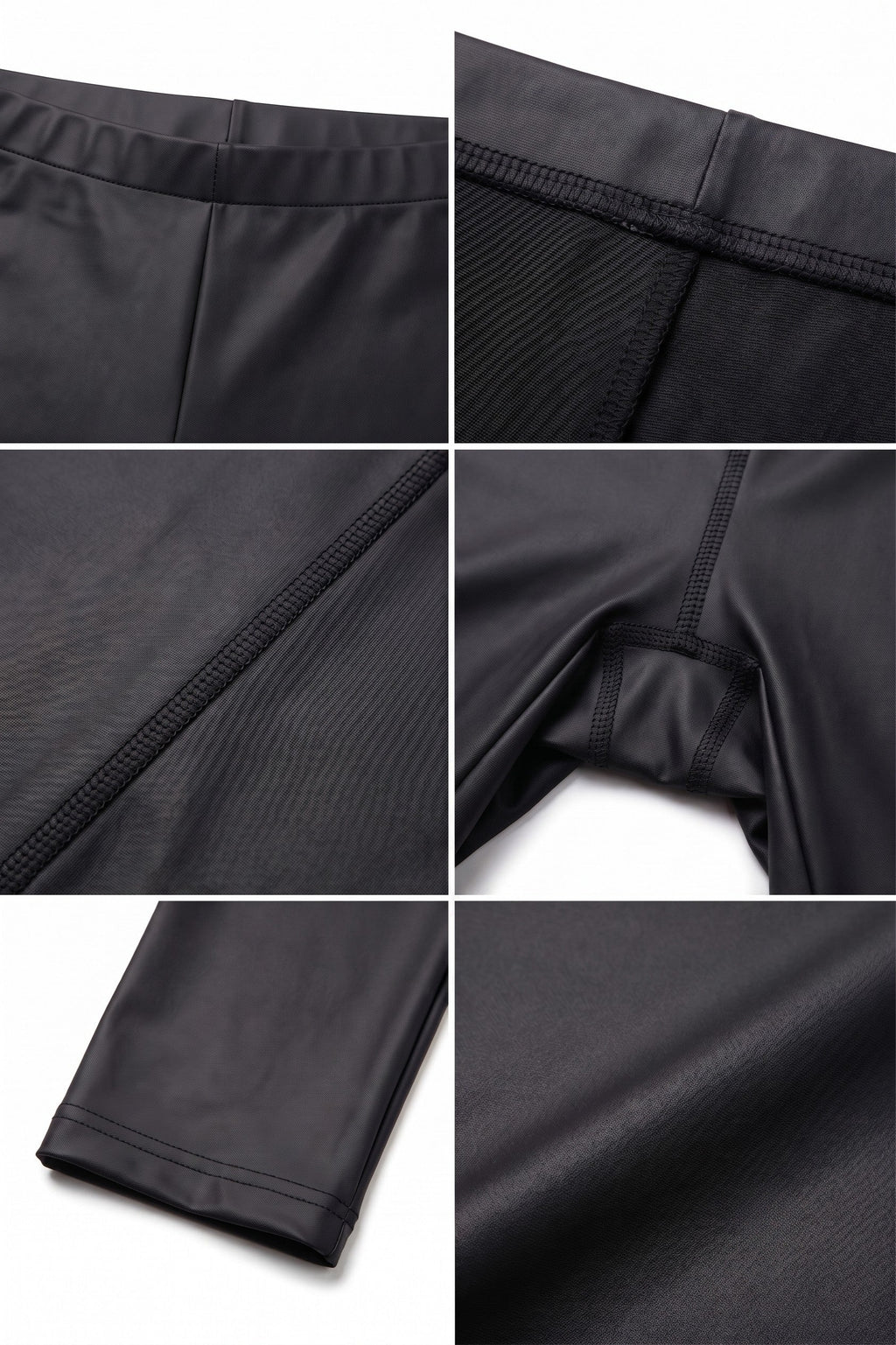 Sakkas Footless Ultra Slim Fit Matte Liquid Wet Look Leggings