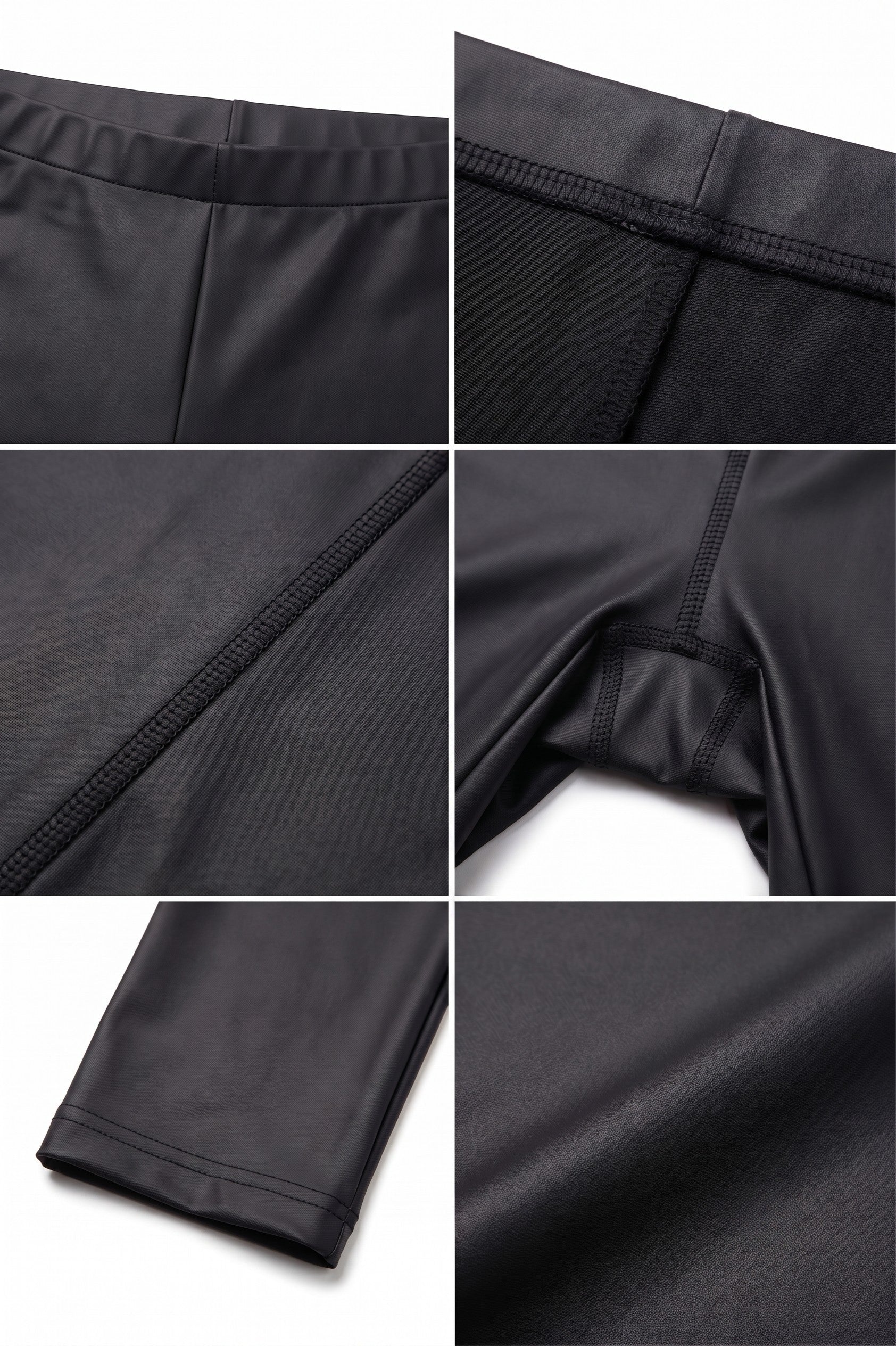 Sakkas Footless Ultra Slim Fit Matte Liquid Wet Look Leggings