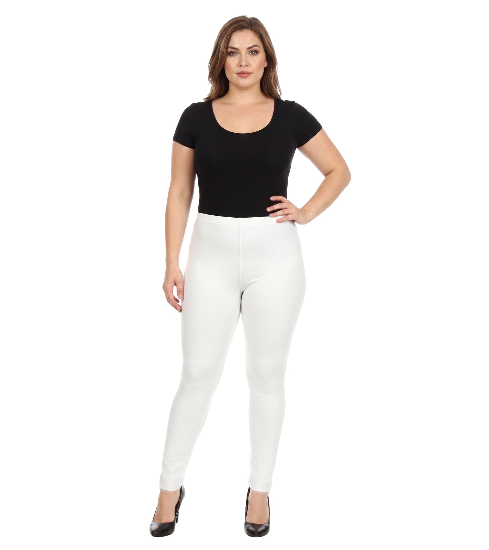 Sakkas Footless Ultra Slim Fit Matte Liquid Wet Look Leggings