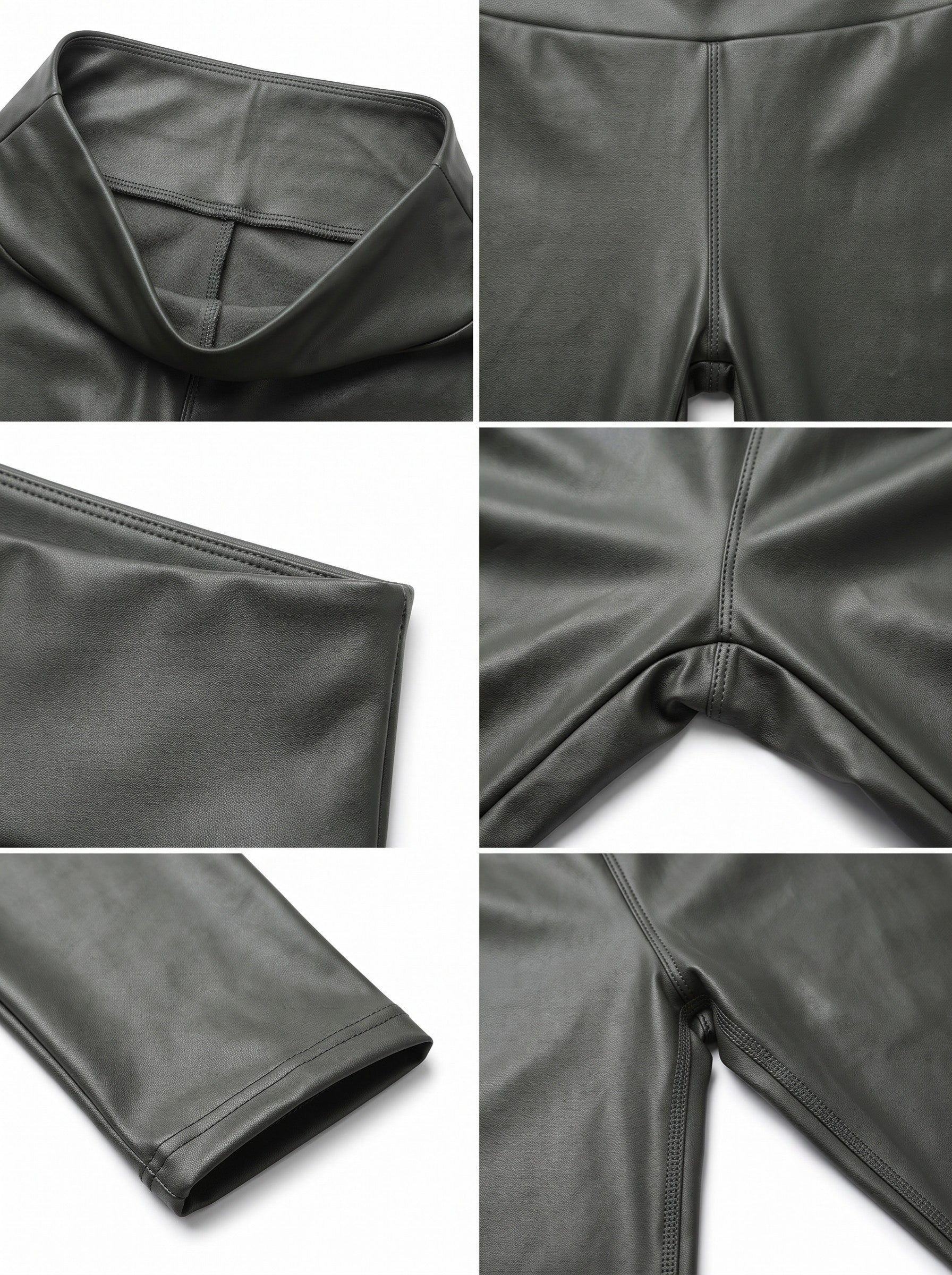 Sakkas Matte Liquid High Waist Stretch Leggings - Made in USA