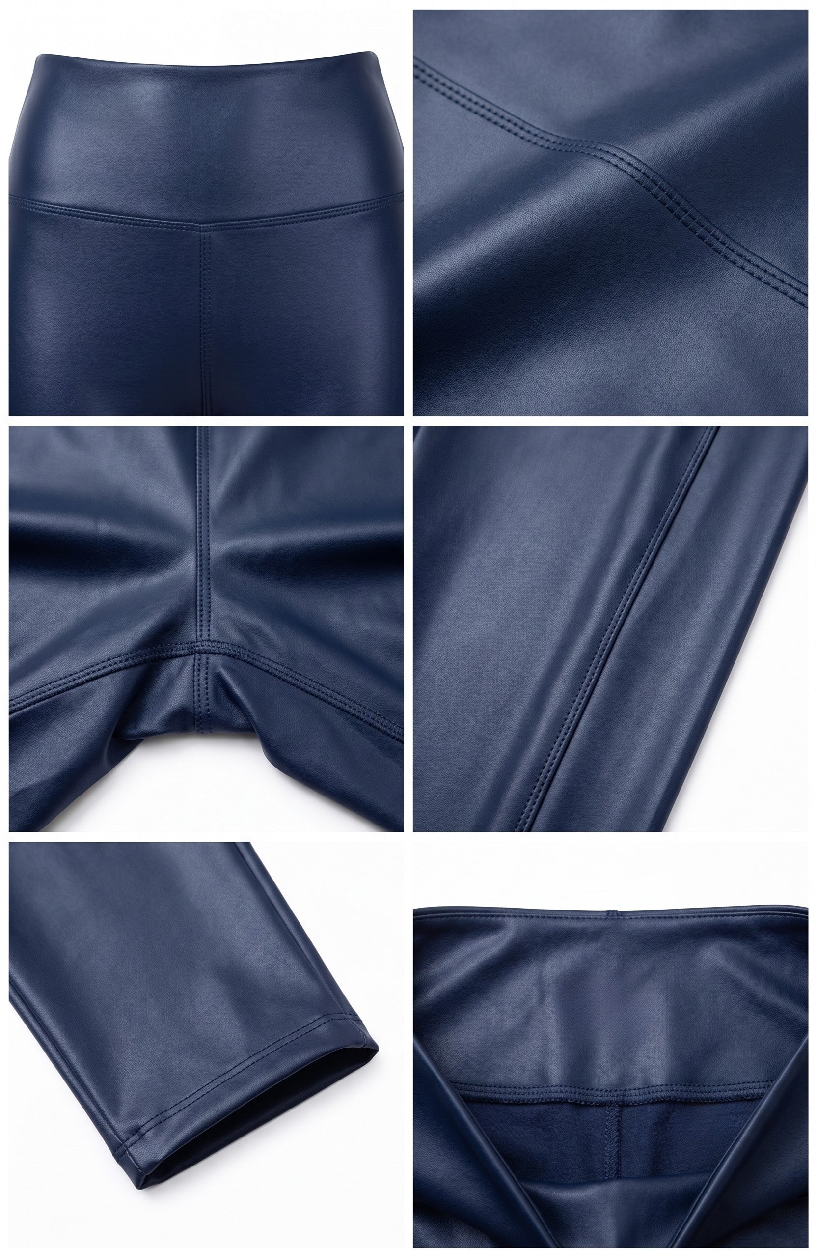 Sakkas Matte Liquid High Waist Stretch Leggings - Made in USA