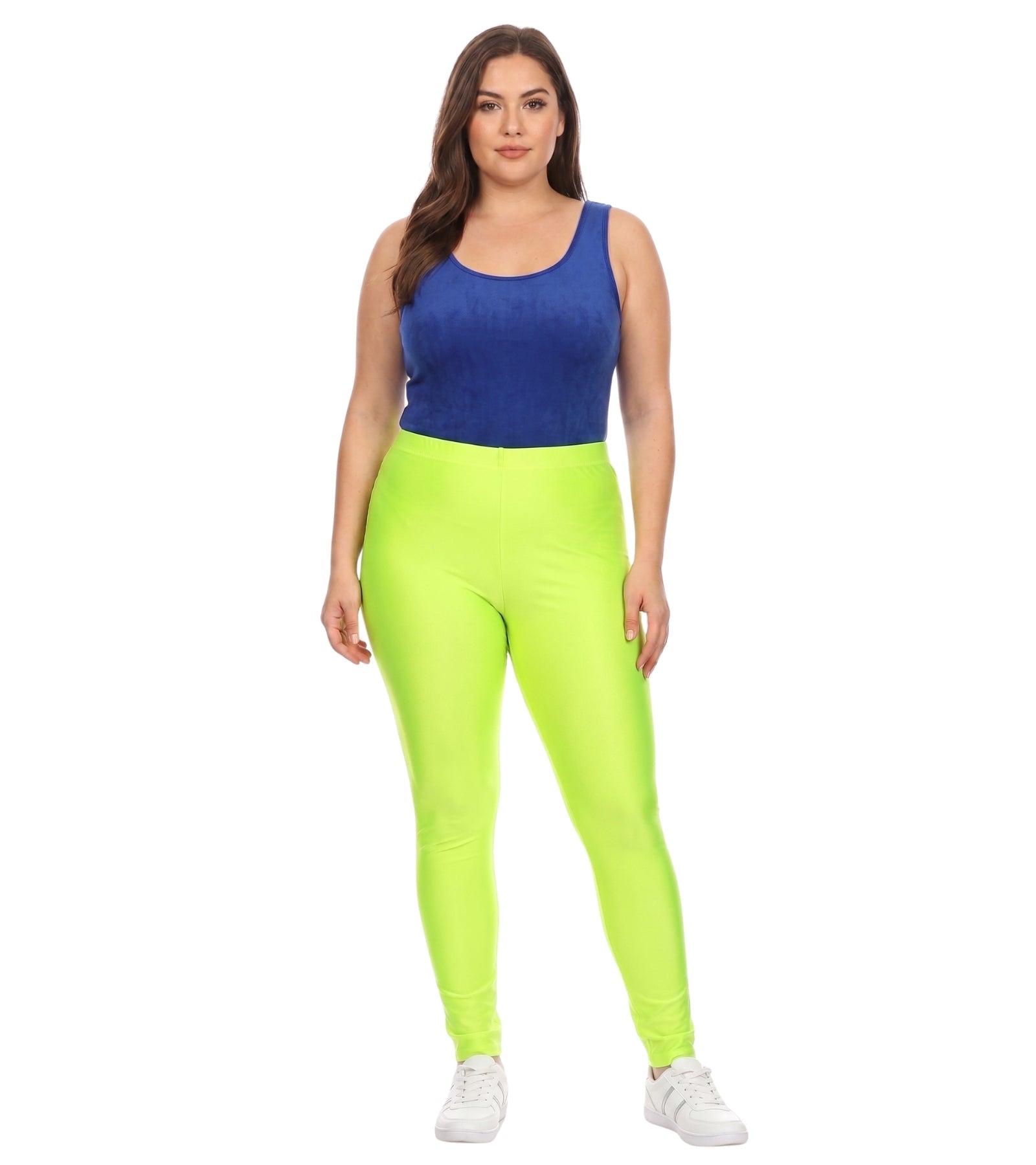 Sakkas Matte Liquid High Waist Stretch Leggings - Made in USA