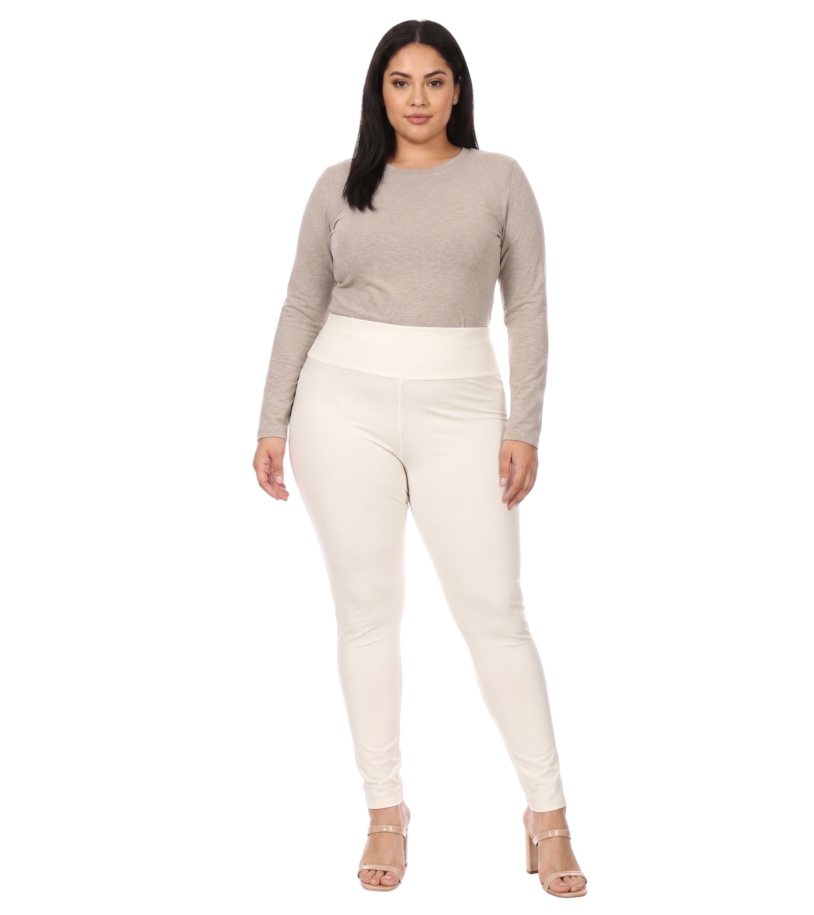 Sakkas Matte Liquid High Waist Stretch Leggings - Made in USA