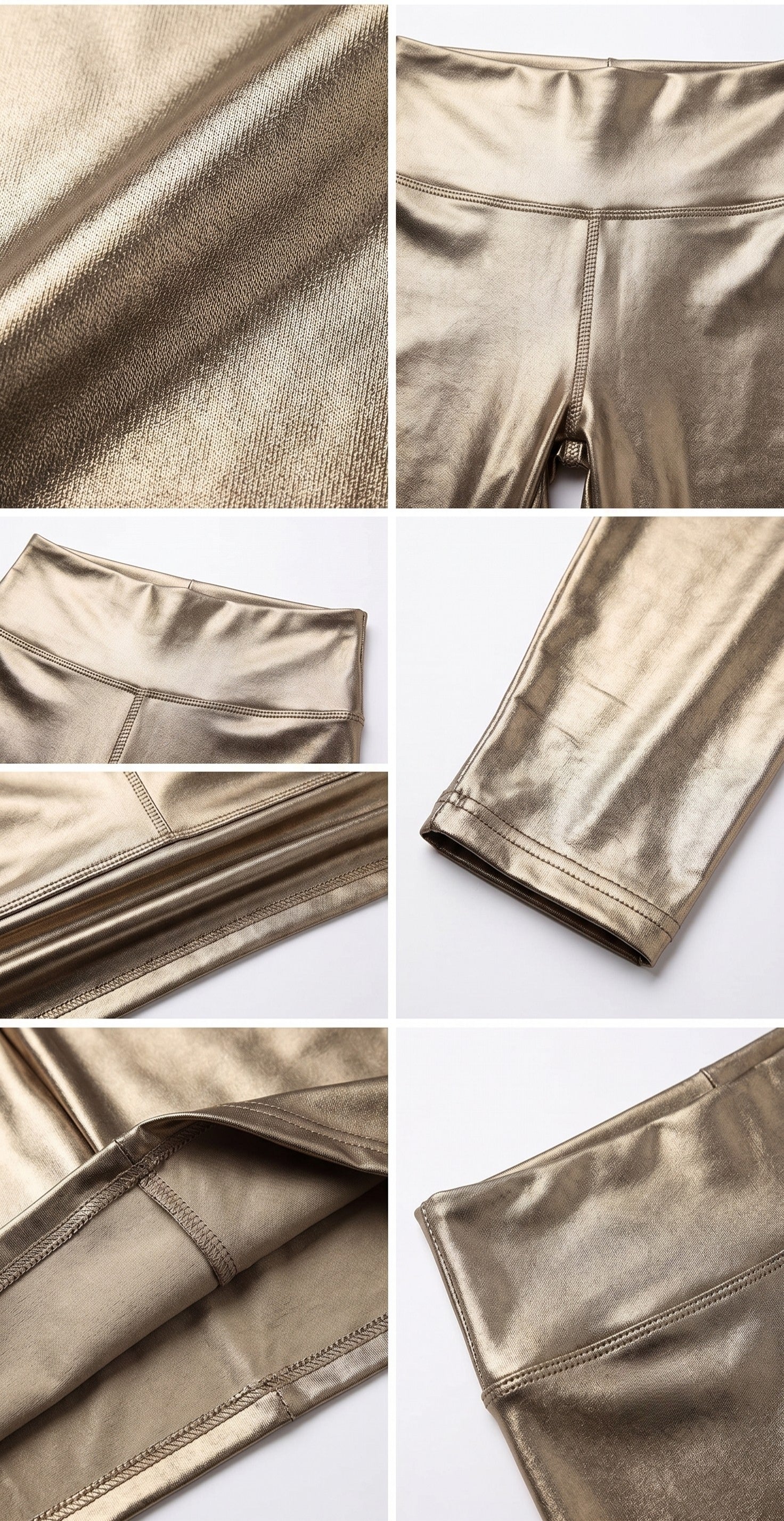 Sakkas Matte Liquid High Waist Stretch Leggings - Made in USA
