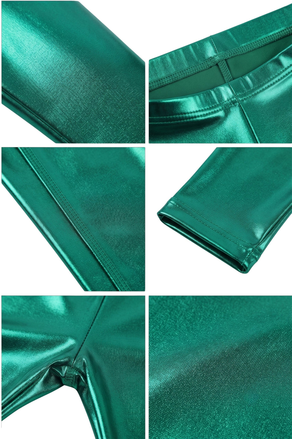 Sakkas Footless Liquid Wet Look Shiny Metallic Stretch Leggings