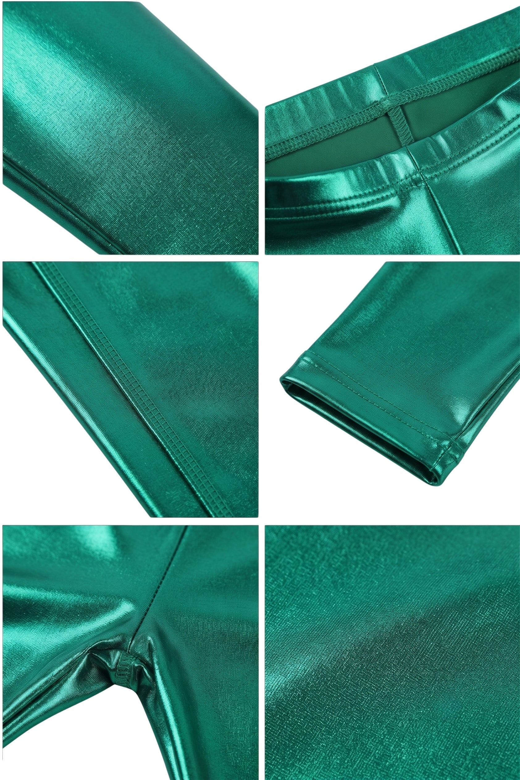 Sakkas Footless Liquid Wet Look Shiny Metallic Stretch Leggings