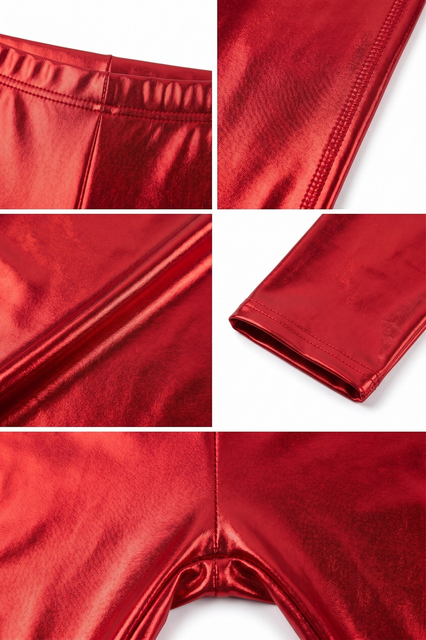 Sakkas Footless Liquid Wet Look Shiny Metallic Stretch Leggings