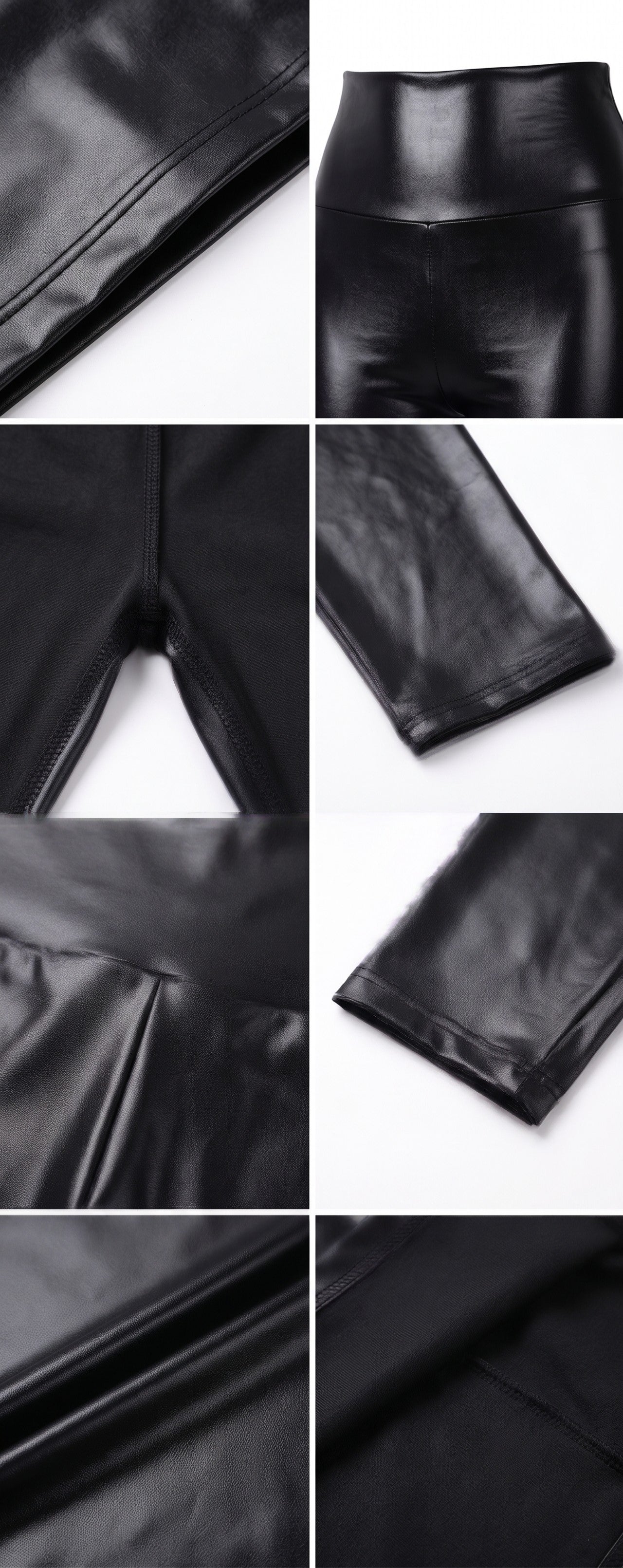 Sakkas Shiny Liquid Metallic High Waist Stretch Leggings - Made in USA