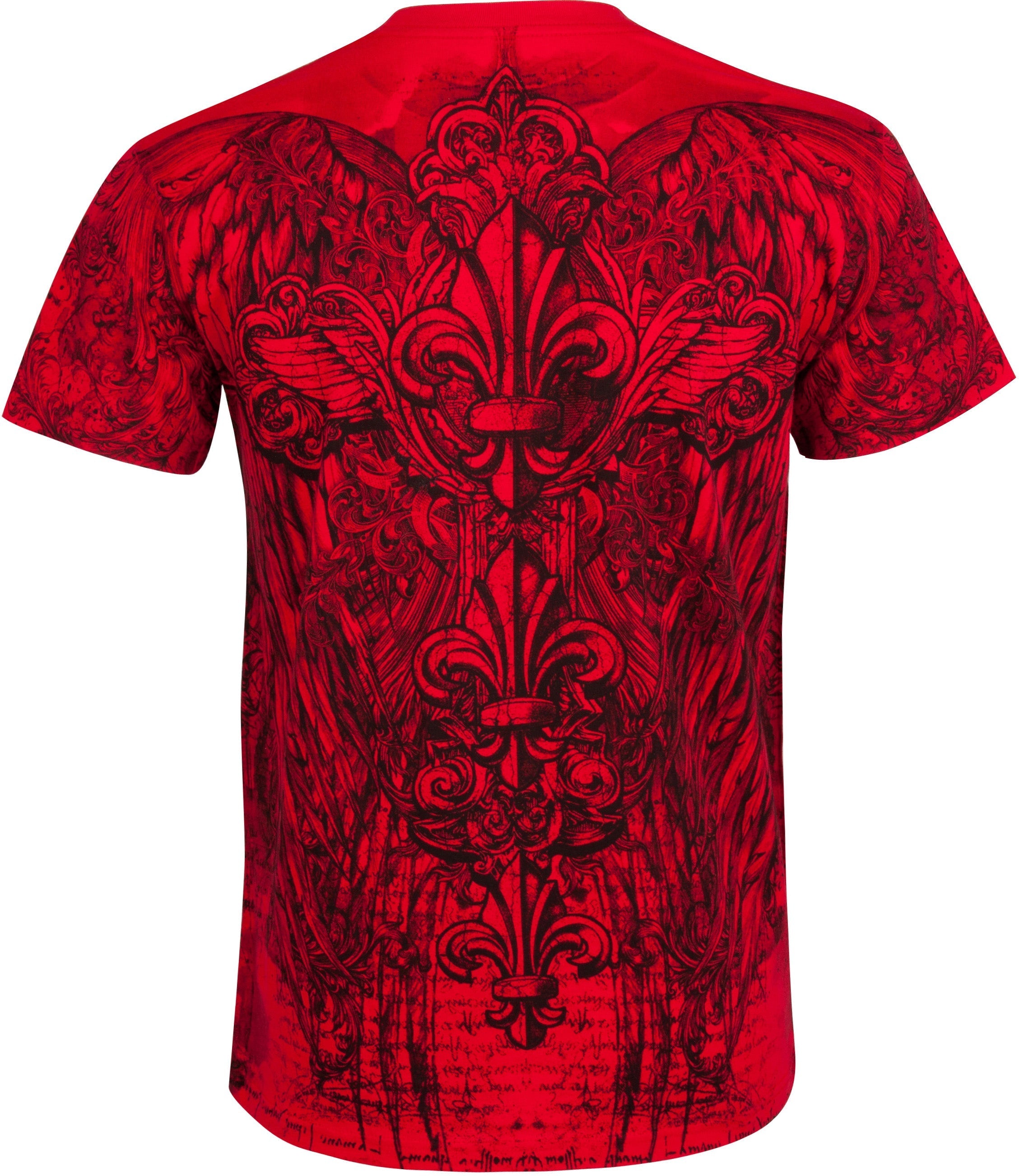 Sakkas Vines and Fleur De Lis Cotton Mens T-Shirt