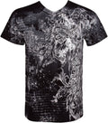 Sakkas Vines and Fleur De Lis V-Neck Mens T-Shirt