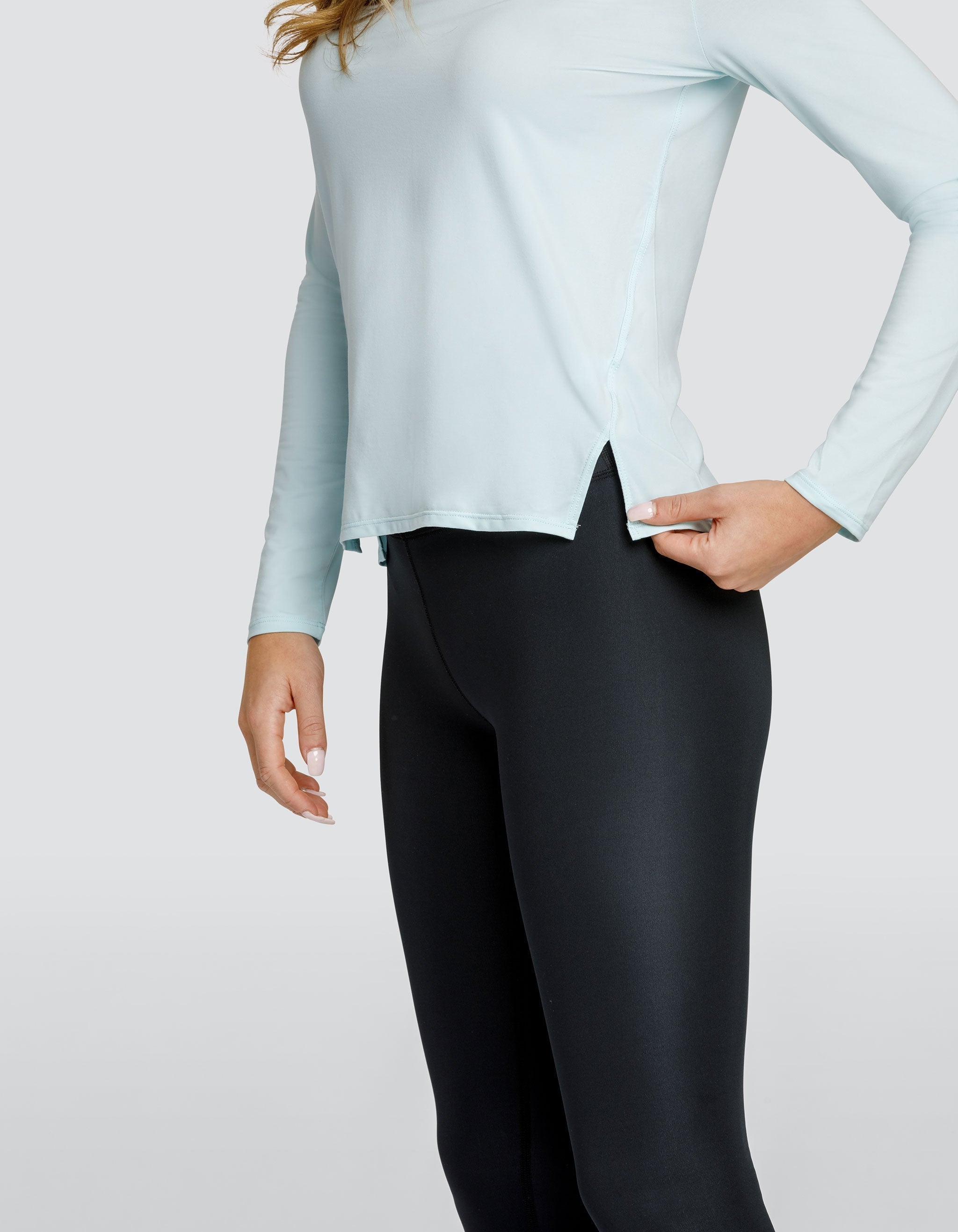 FRIDAY LONG SLEEVE TOP - BLUE GLOW