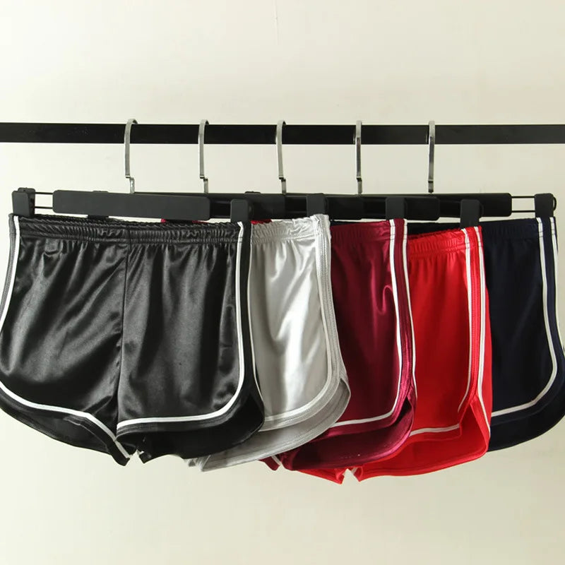 New 2023 Women Shorts Summer Silk Slim Beach Casual White Egde Shorts Hot