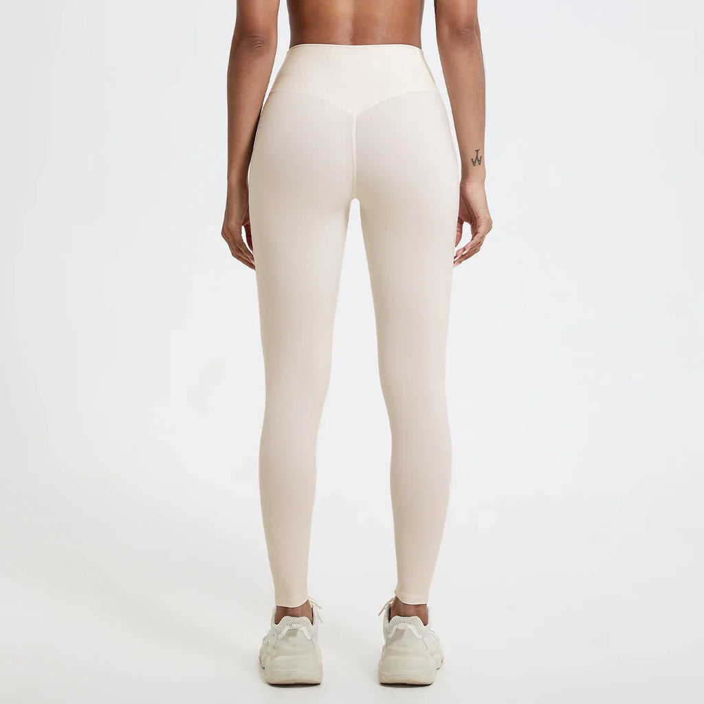 Hearuisavy Summer Super Soft Fabrics High Waist Leggings Gym Yoga Pants Running Workout Tights Push Up Sports Leggings Women