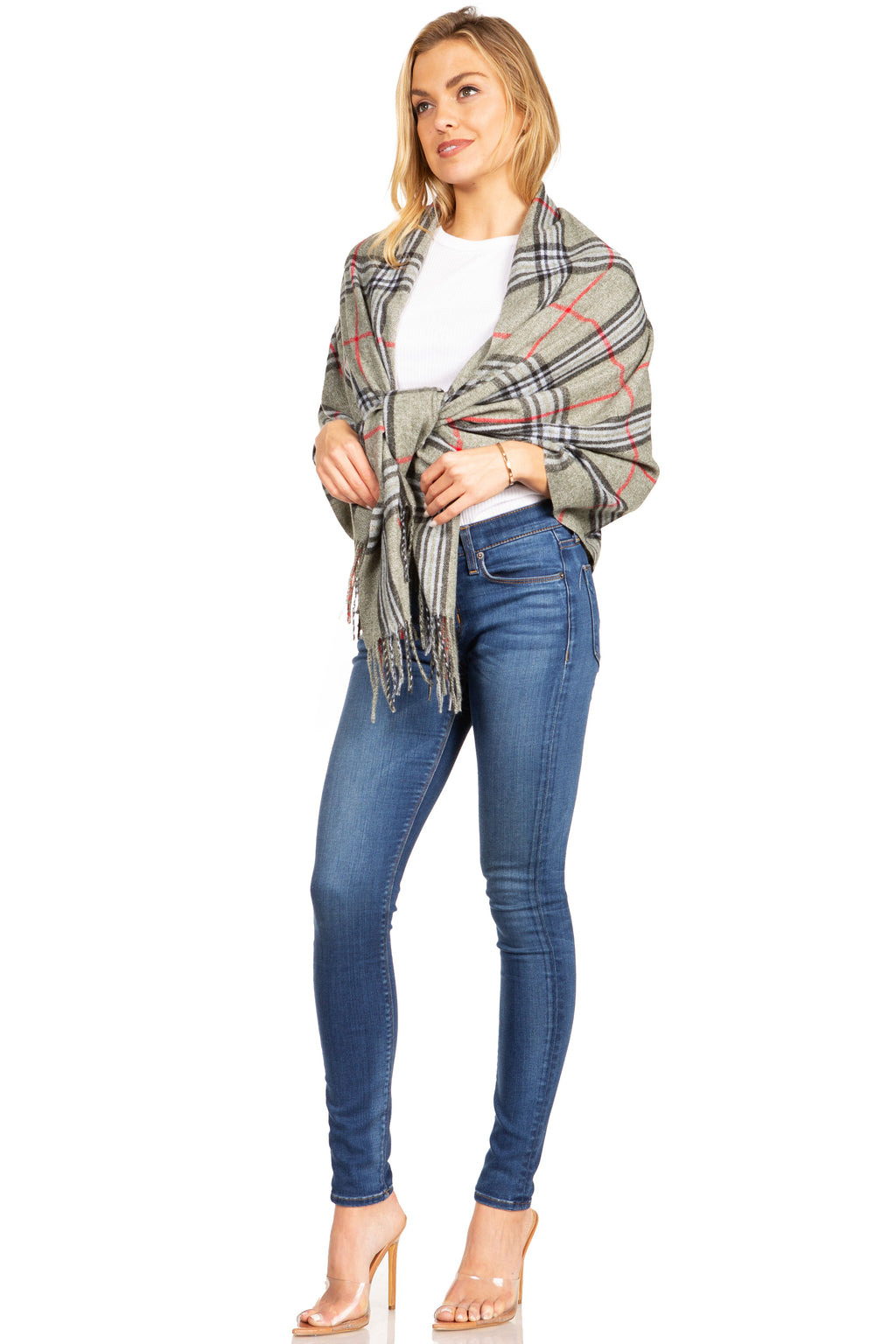 Sakkas Martinna Warm Super Soft Cashmere Feel Pashmina Shawl Wrap Scarf for Women - Weddings, Festivals, Travel & Daily Wear