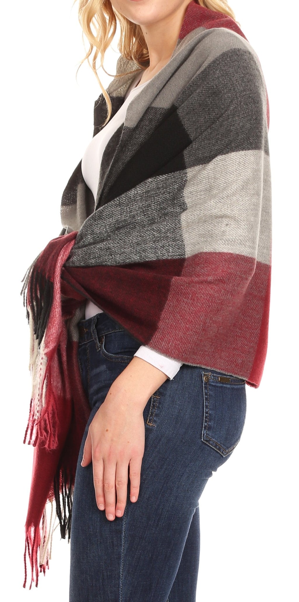 Sakkas Martinna Warm Super Soft Cashmere Feel Pashmina Shawl Wrap Scarf for Women - Weddings, Festivals, Travel & Daily Wear