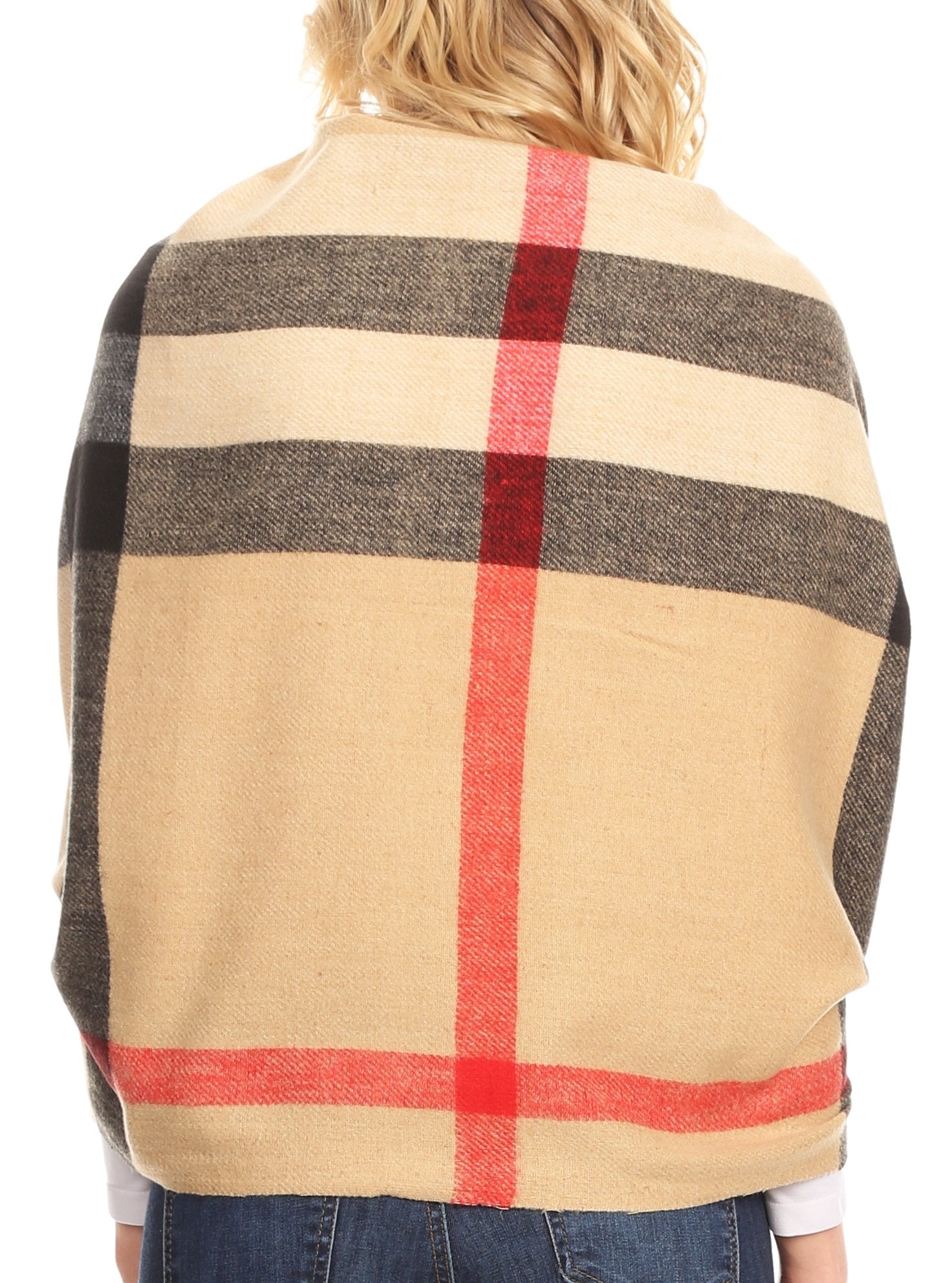 Sakkas Martinna Warm Super Soft Cashmere Feel Pashmina Shawl Wrap Scarf for Women - Weddings, Festivals, Travel & Daily Wear