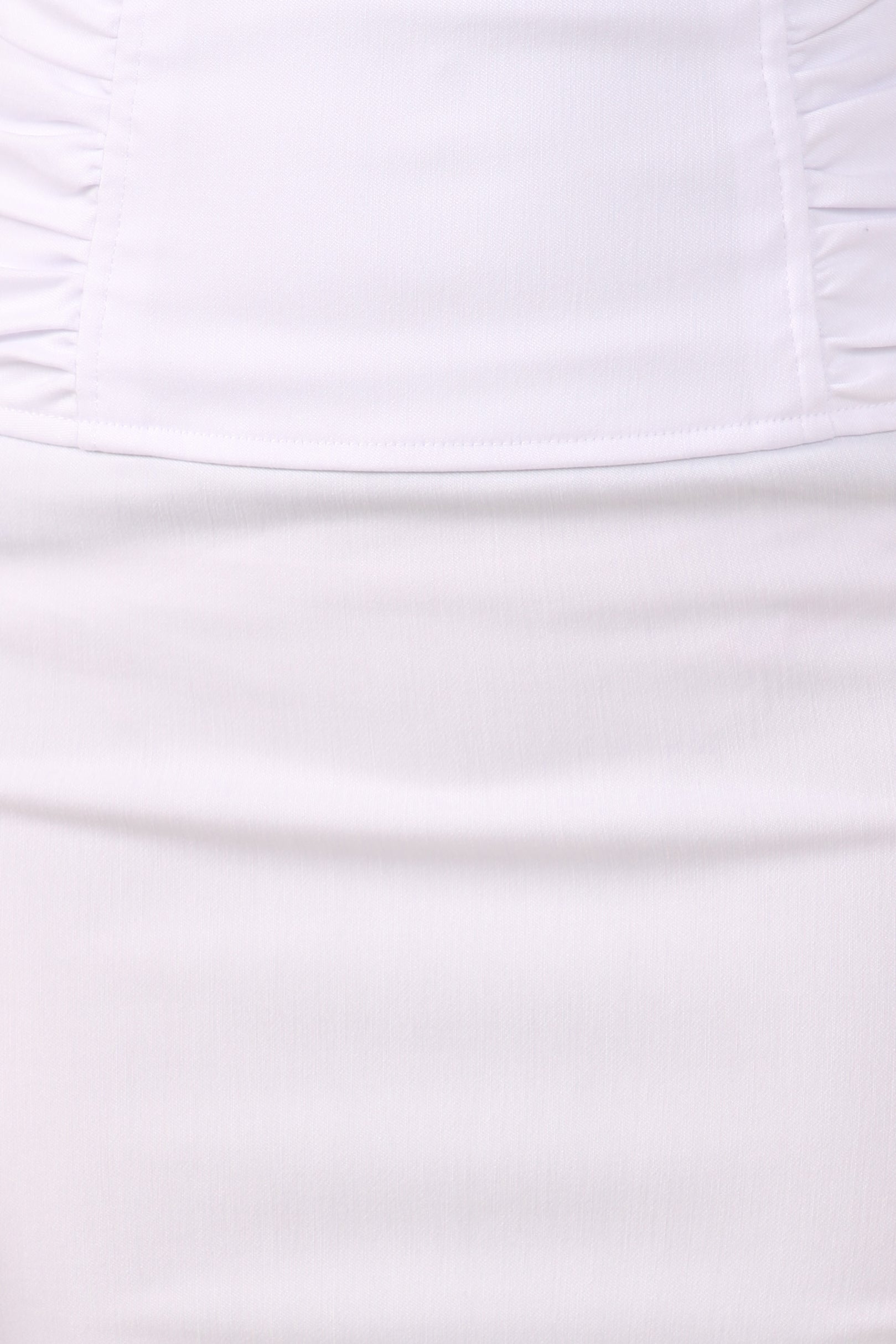 Sakkas Petite High Waist Stretch Pencil Skirt with Shirred Waist Detail