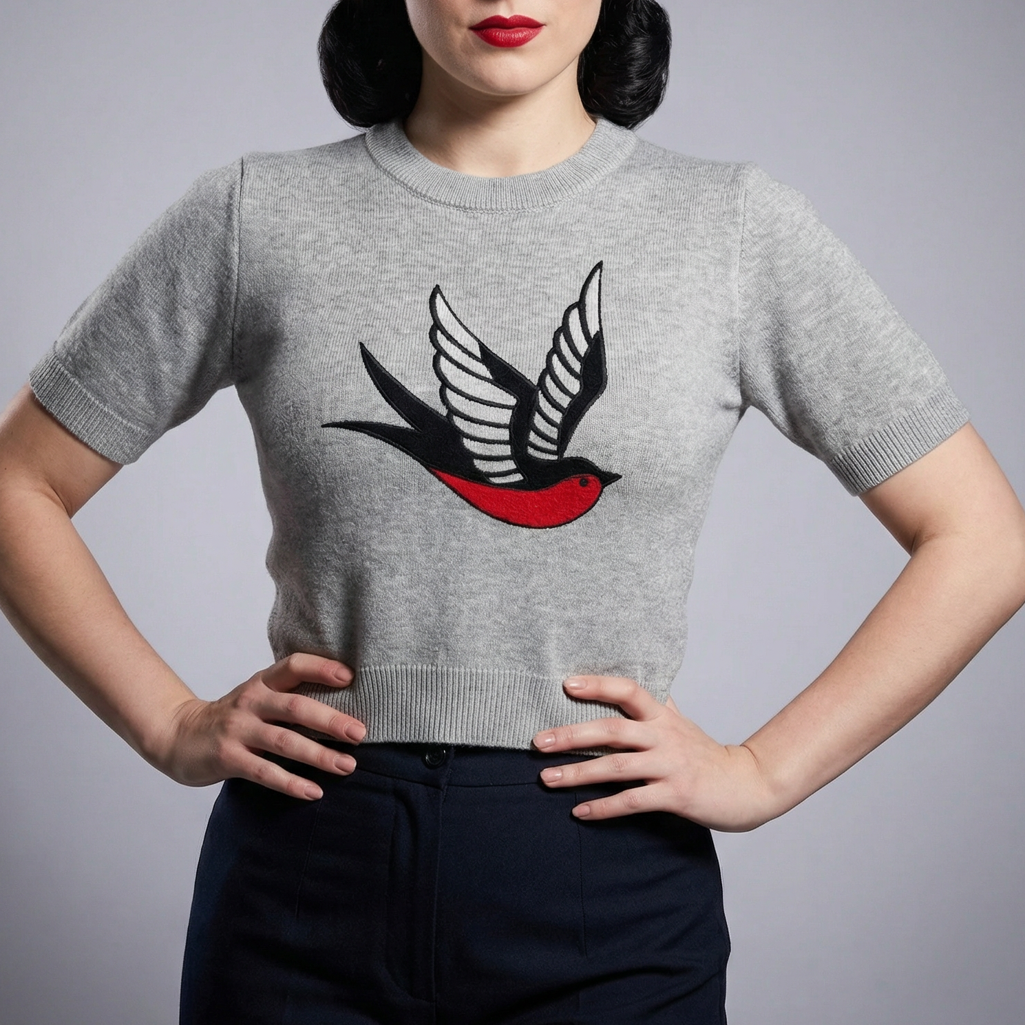 Traditional Sparrow Gray Sweater [Available in S-L]