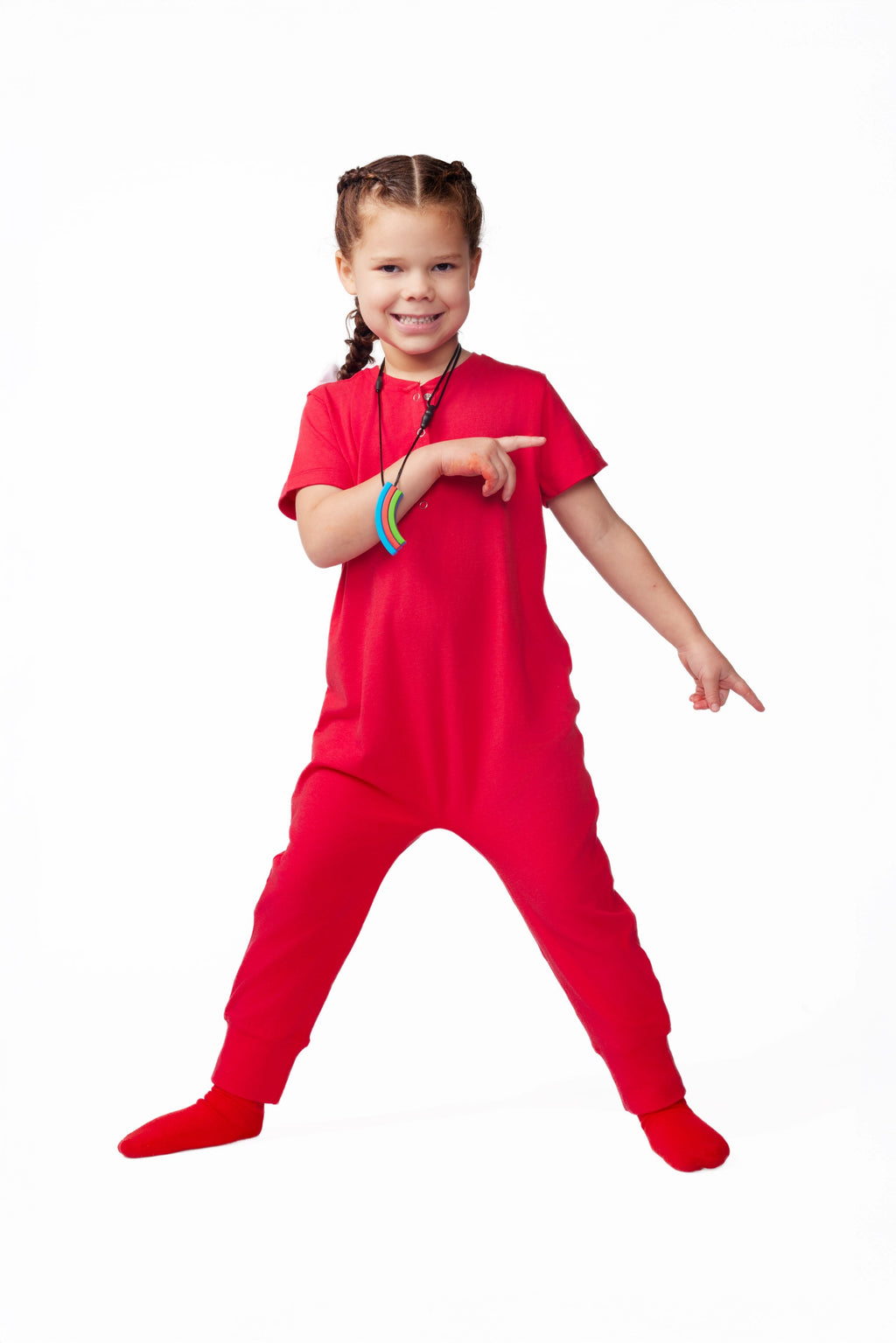 Ultimate Comfort Playsuit-RED