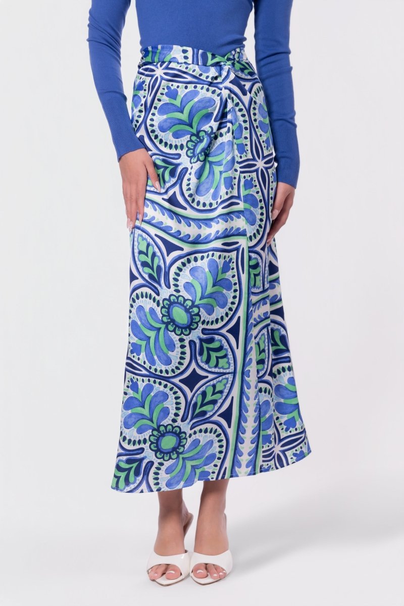 Adalyn Skirt (Blue Green)