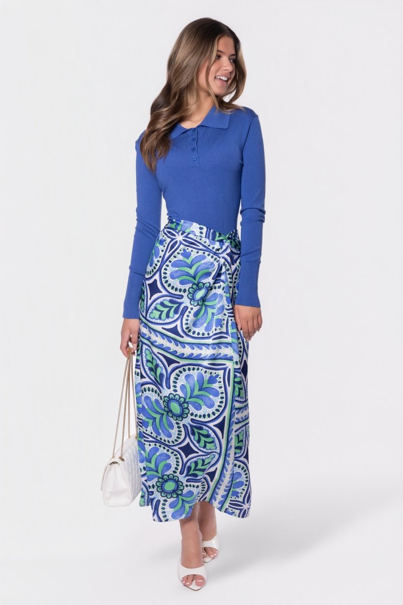 Adalyn Skirt (Blue Green)