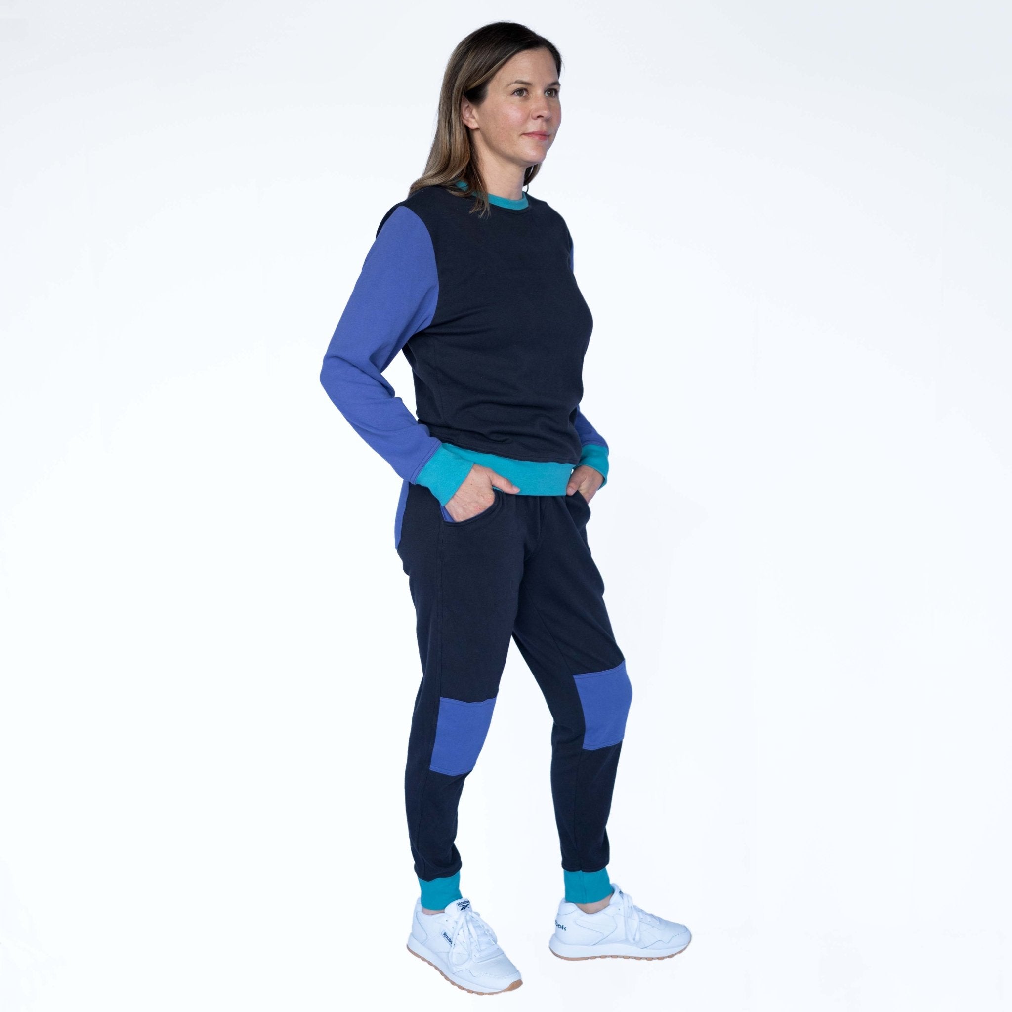 Adult Colorblock Sweatshirt