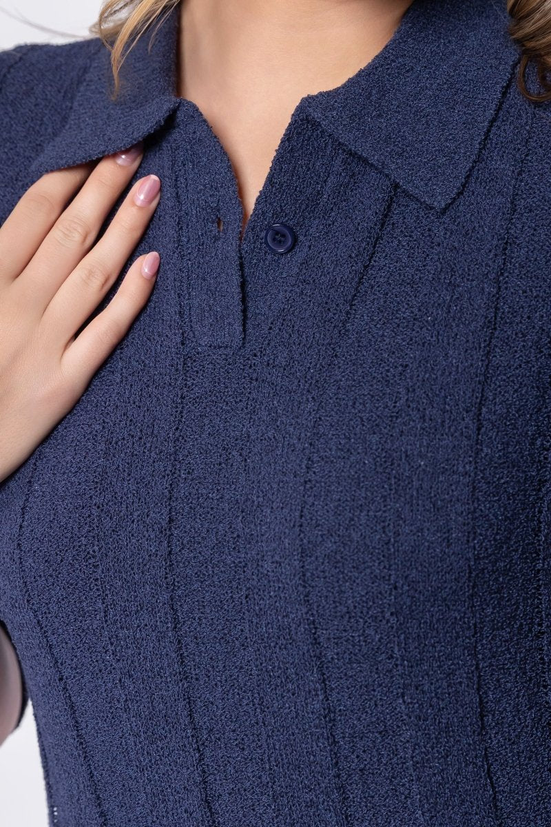 Amara Dress (Navy)
